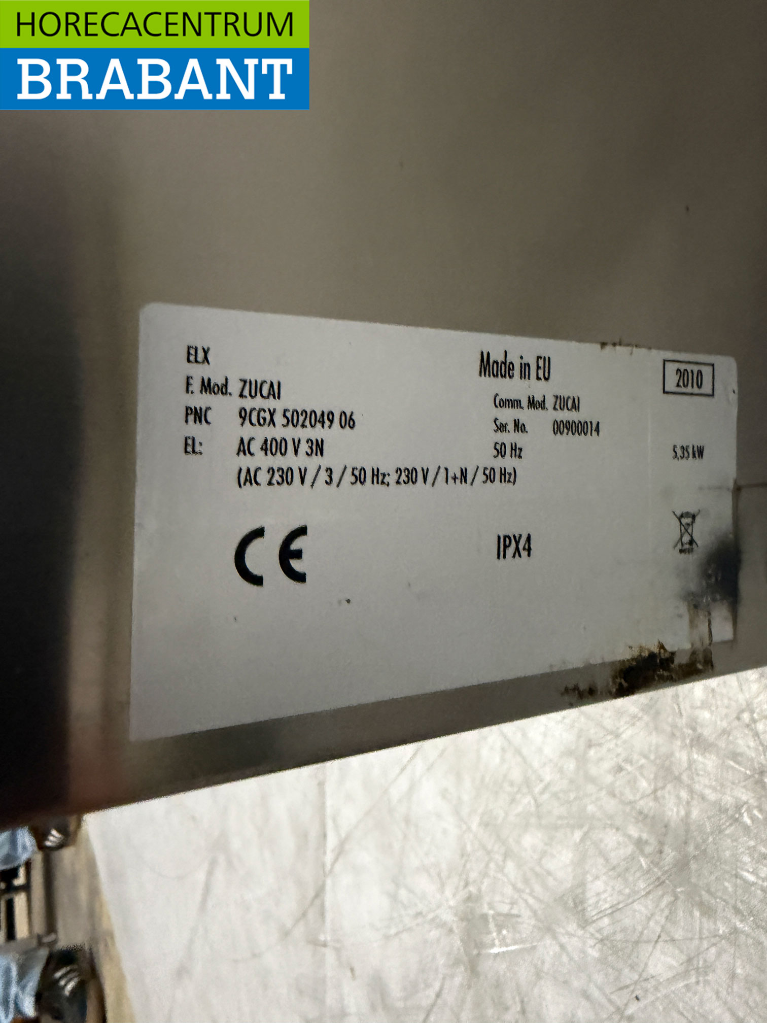 RVS Zanussi Zucai Vaatwasser 230V Horeca - Afbeelding 6