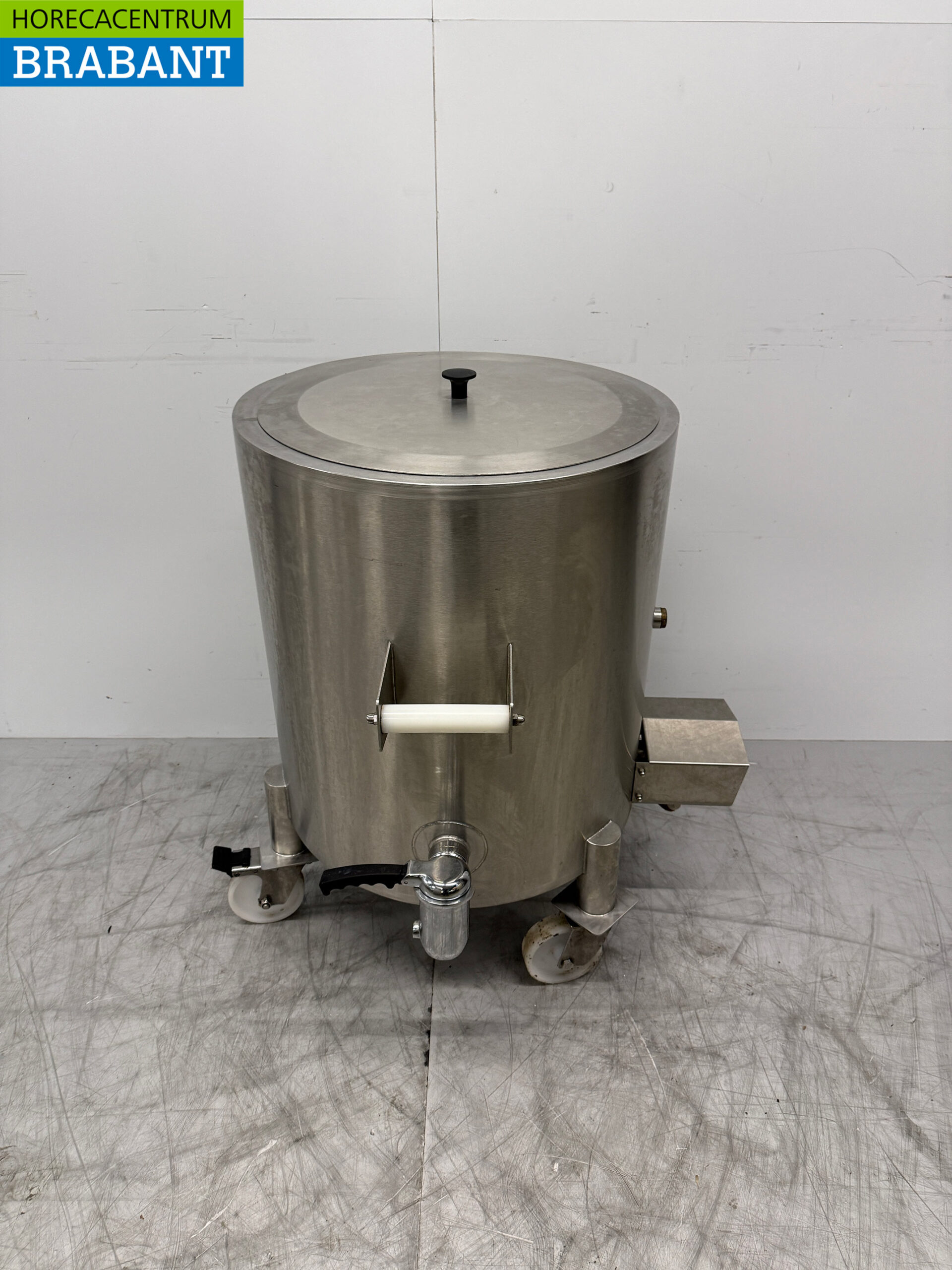 RVS Verrijdbare Glycerine Kookketel 90 liter 400V Horeca