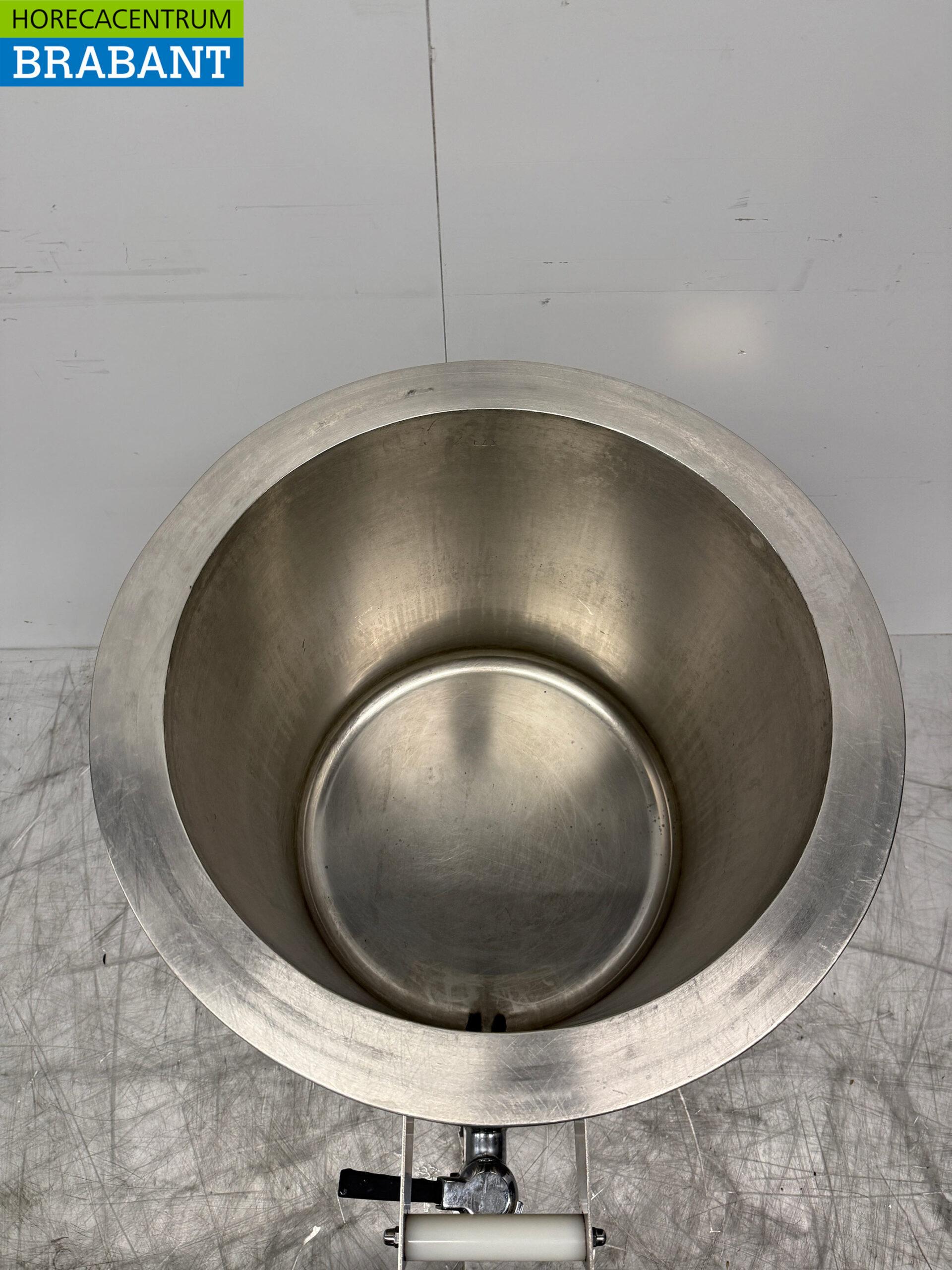 RVS Verrijdbare Glycerine Kookketel 90 liter 400V Horeca - Afbeelding 4