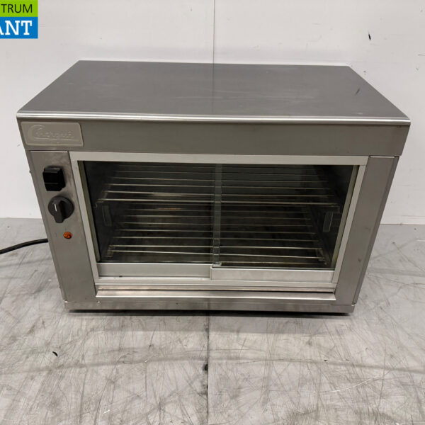 RVS Chergui Warmhoudvitrine 60 cm 230V Horeca