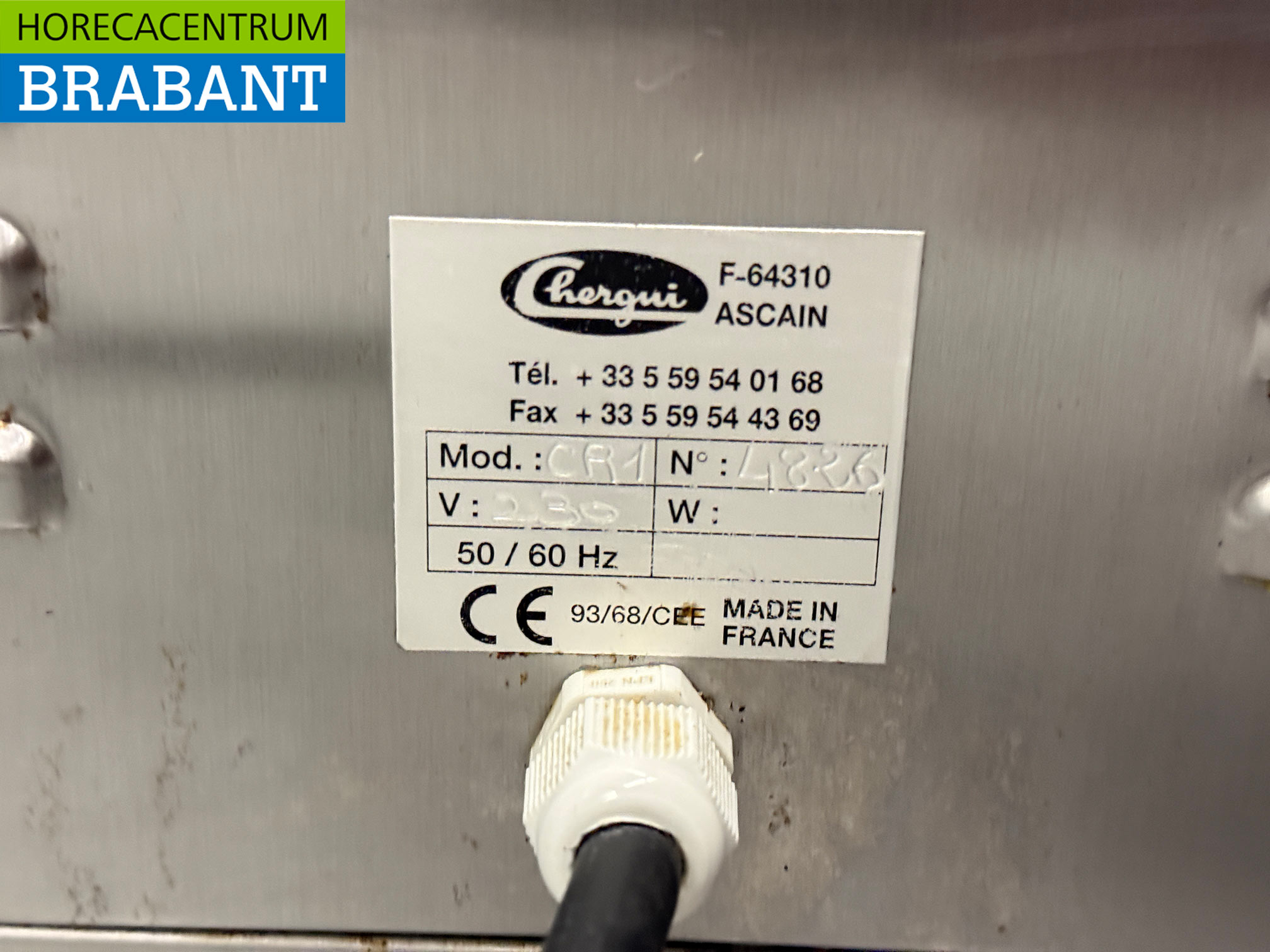 RVS Chergui Warmhoudvitrine 60 cm 230V Horeca - Afbeelding 5