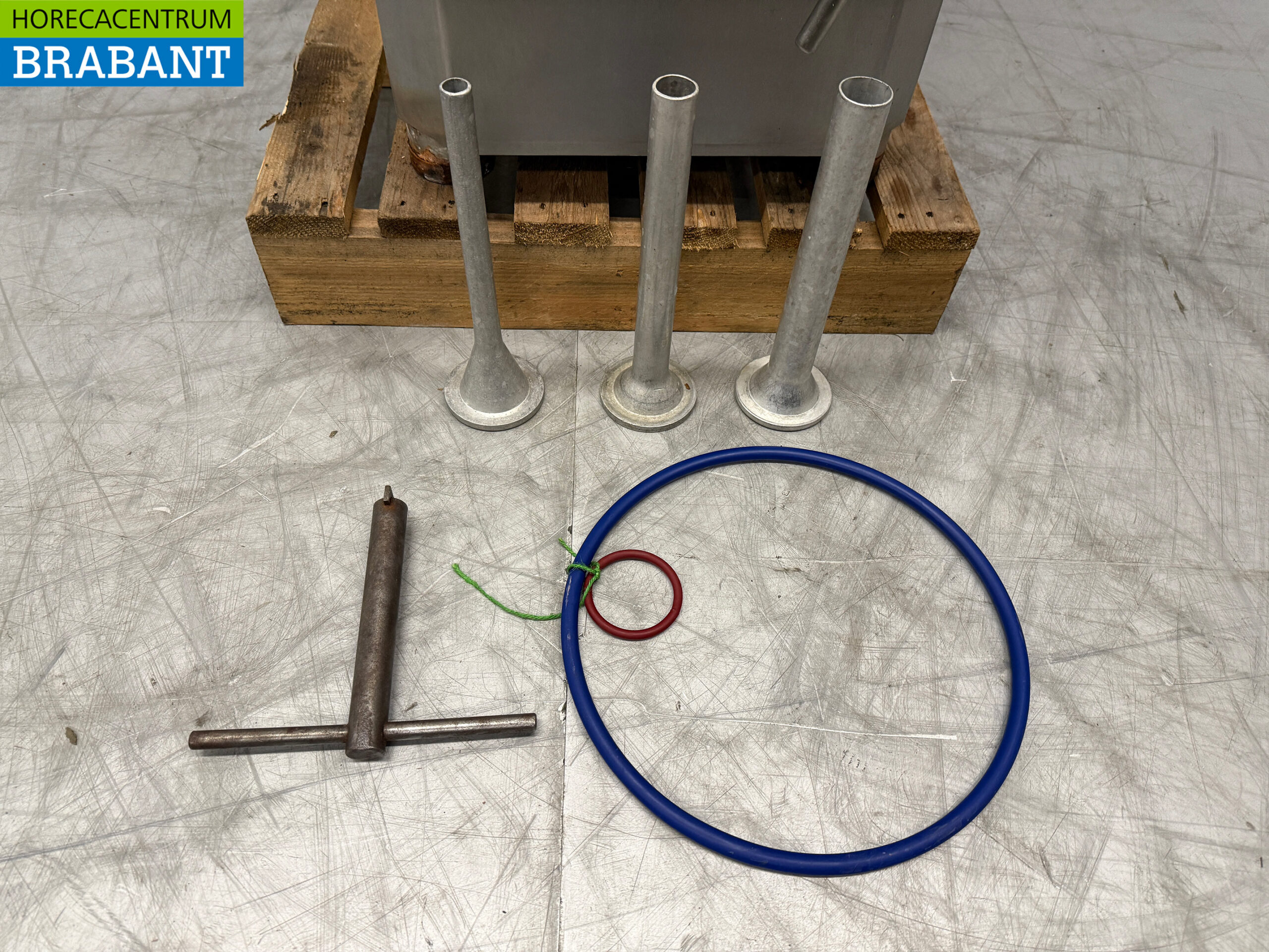 RVS Baader Foodlogistik Worstenvuller Vulbus 30 liter 400V Slagerij - Afbeelding 5