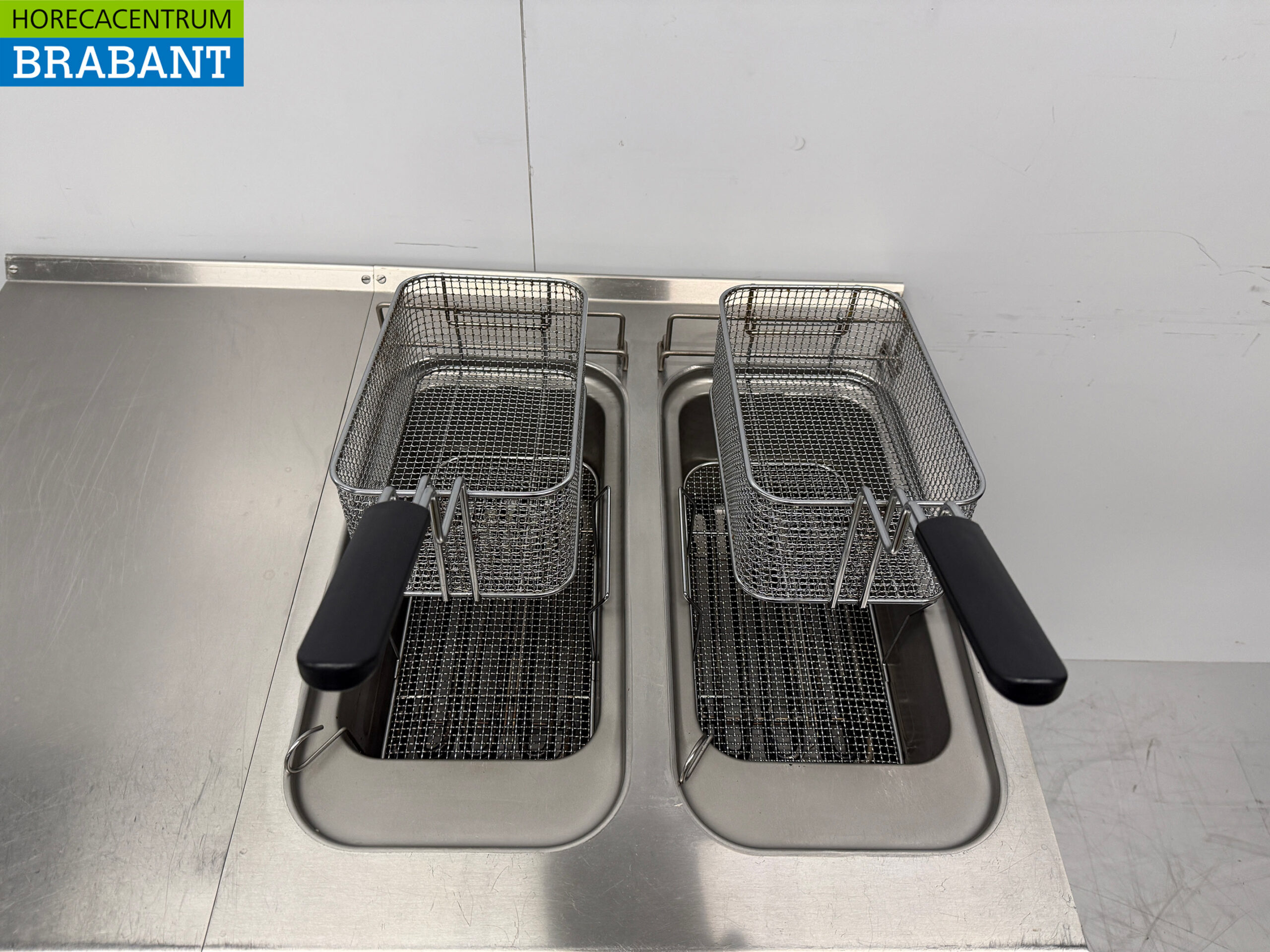 RVS Metos Dubbele Friteuse 10 liter 400V 120 cm Horeca - Afbeelding 5