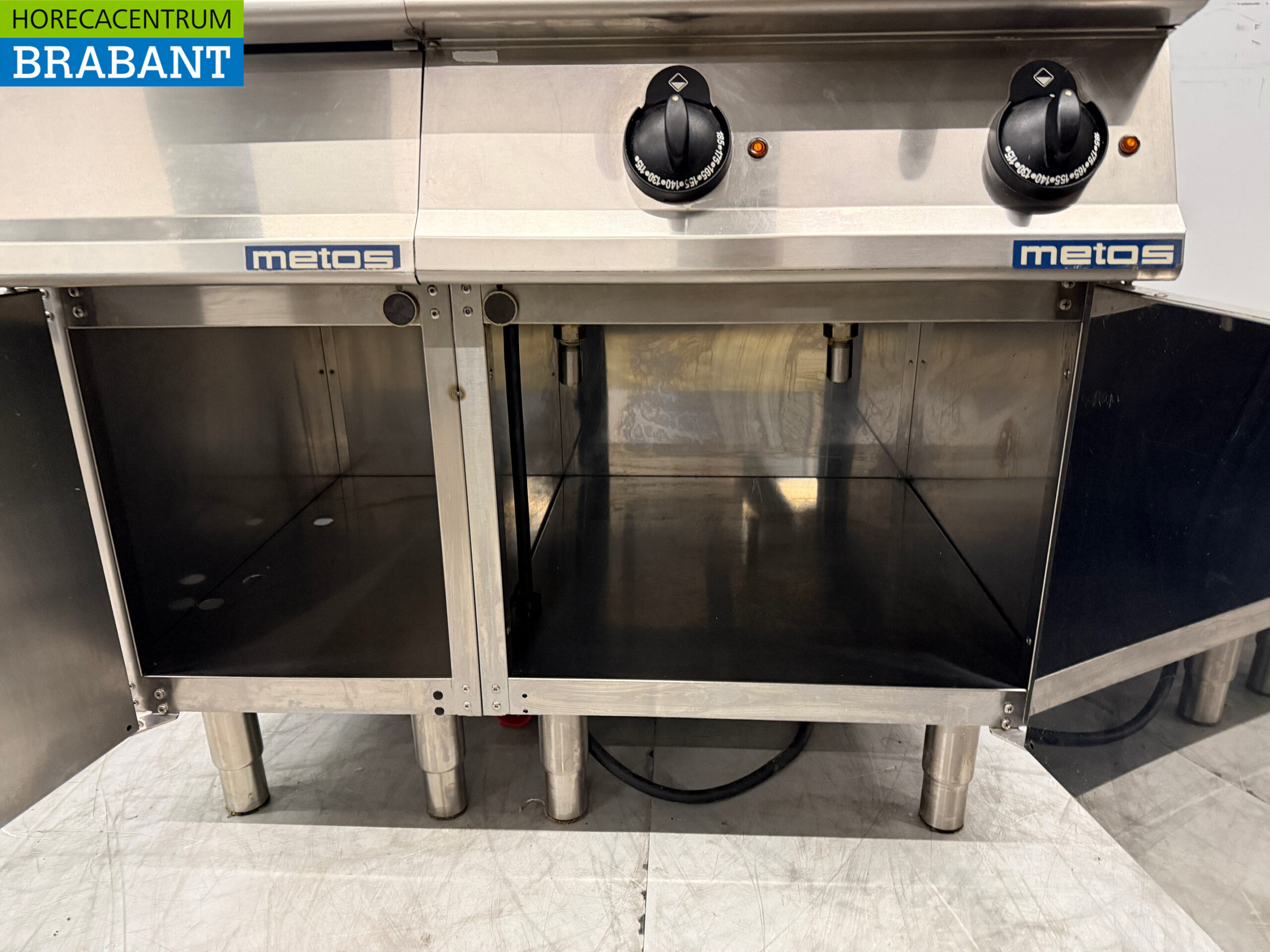 RVS Metos Dubbele Friteuse 10 liter 400V 120 cm Horeca - Afbeelding 6