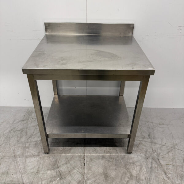 RVS Werktafel met onderschap 80 x 70 x 87 cm Horeca