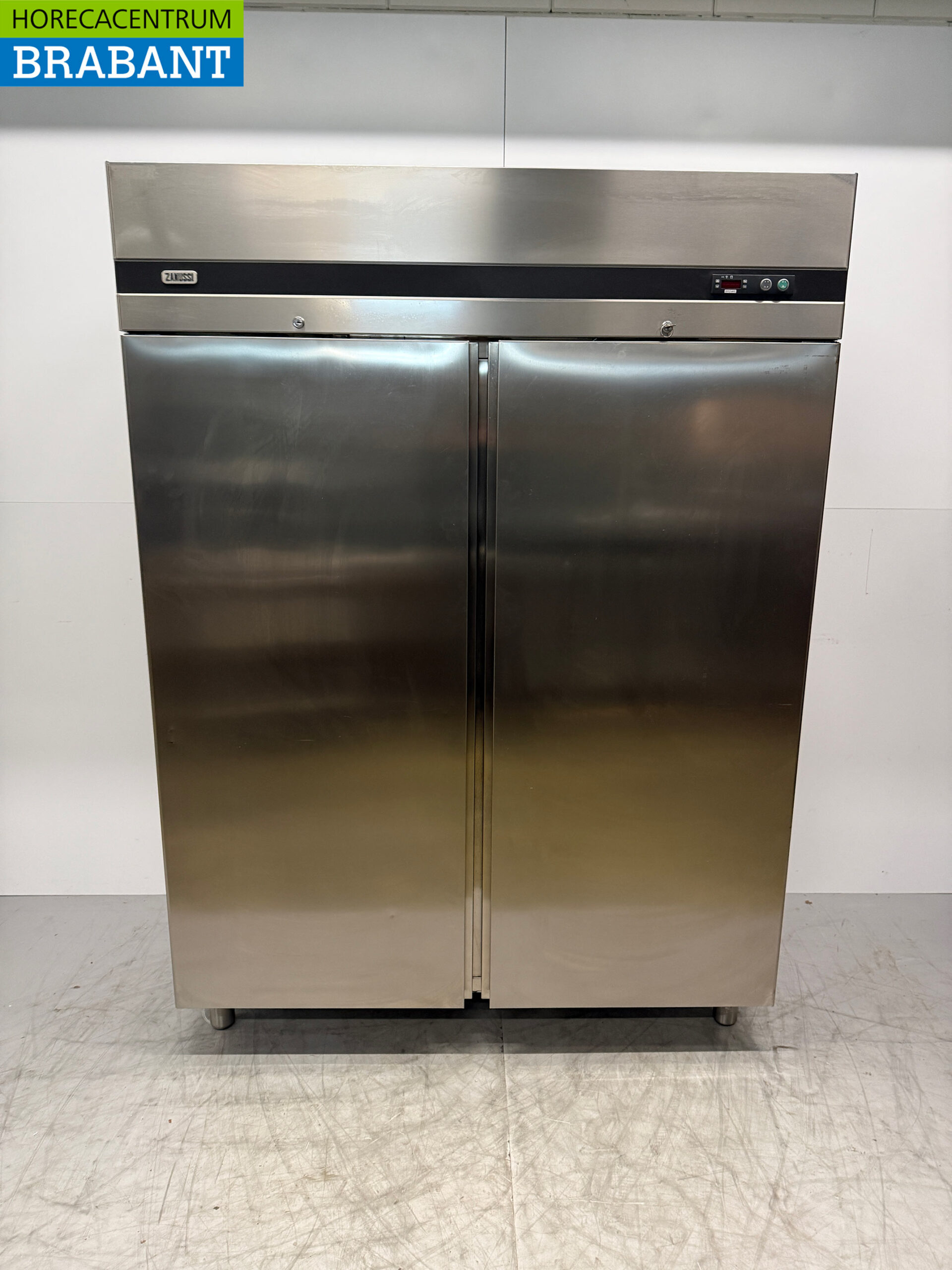 RVS Zanussi Dubbeldeurs Koeling 1300 liter 230V Horeca