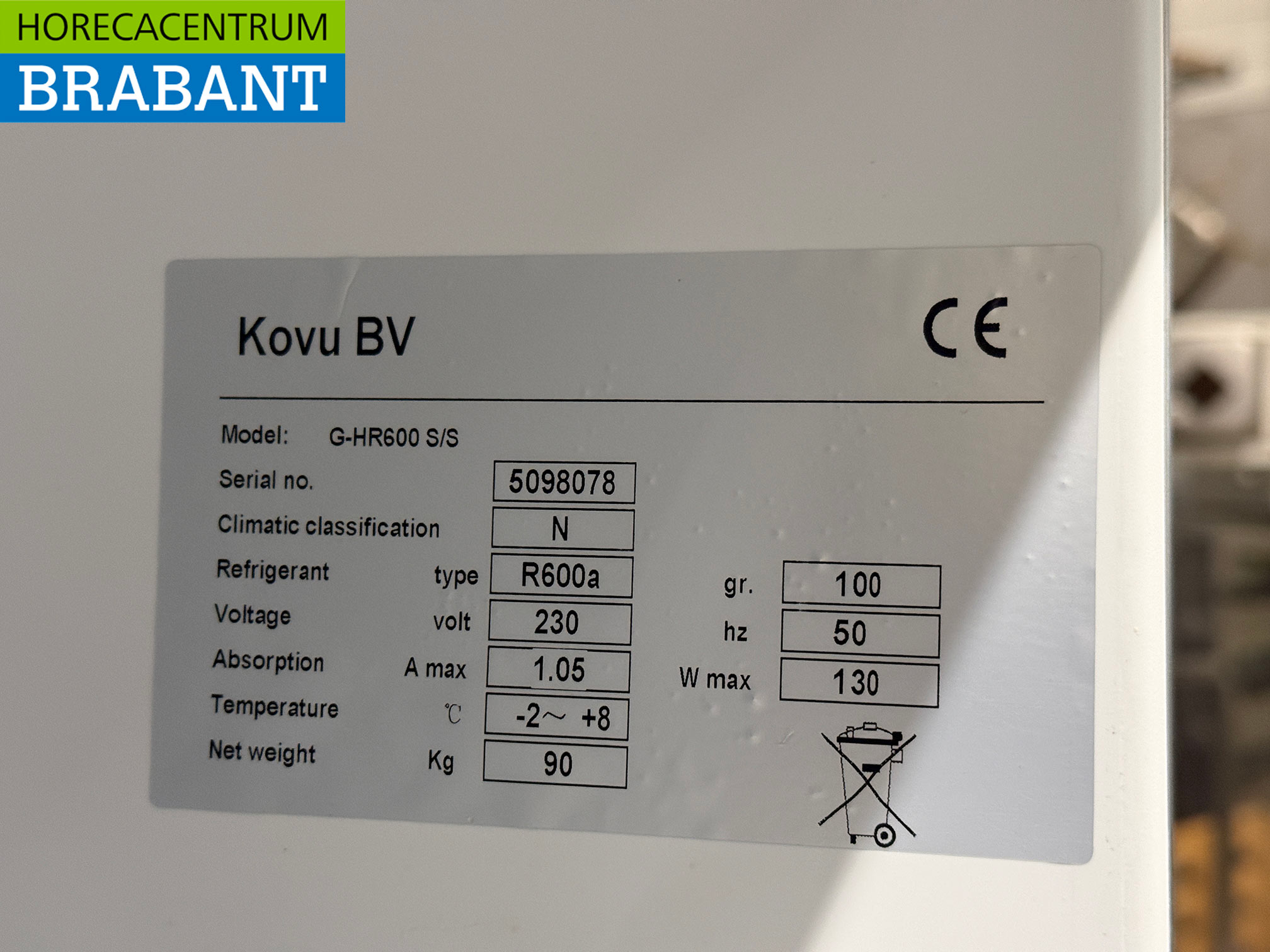 RVS Greenland Koeling 620 liter 230V Horeca - Afbeelding 5