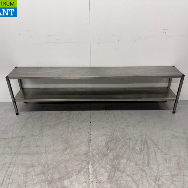 RVS Dubbele Etagere Brug 200 x 30 x 52 cm Horeca