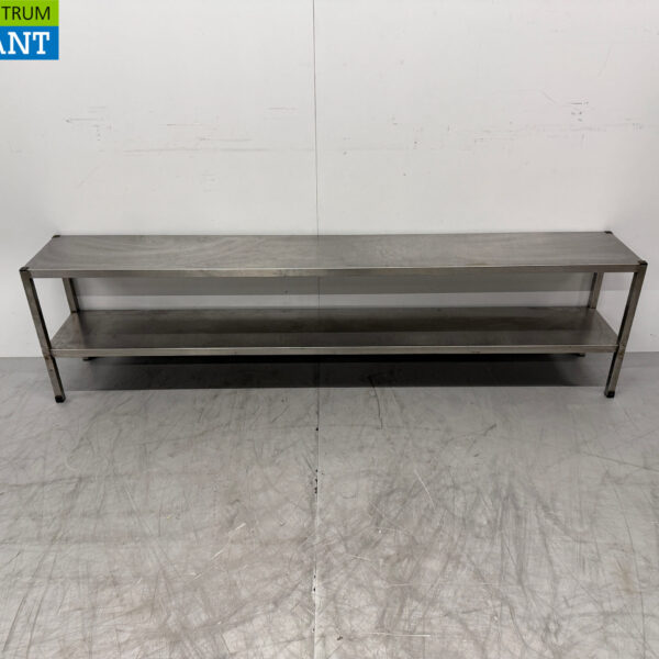 RVS Dubbele Etagere Brug 200 x 30 x 52 cm Horeca