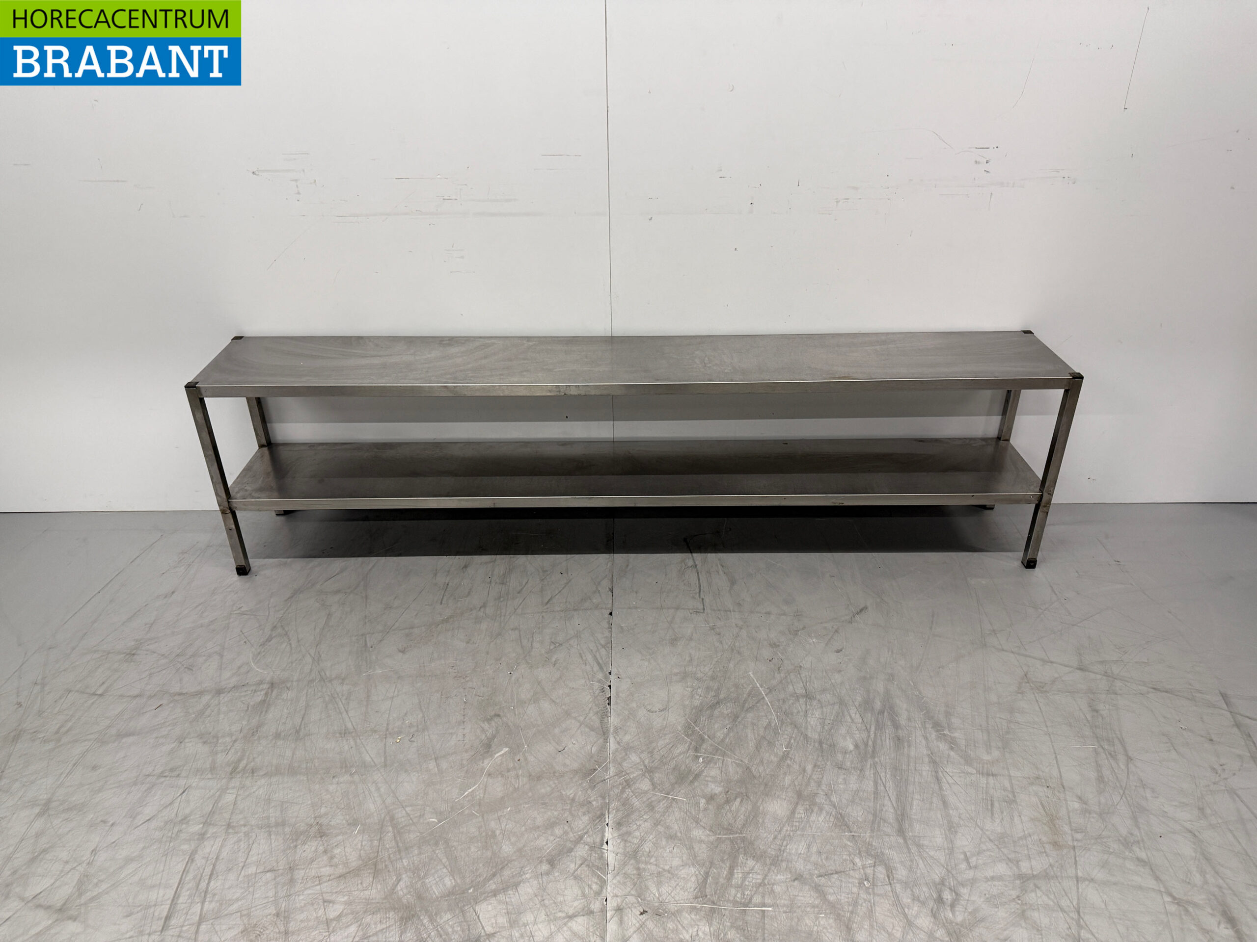 RVS Dubbele Etagere Brug 200 x 30 x 52 cm Horeca