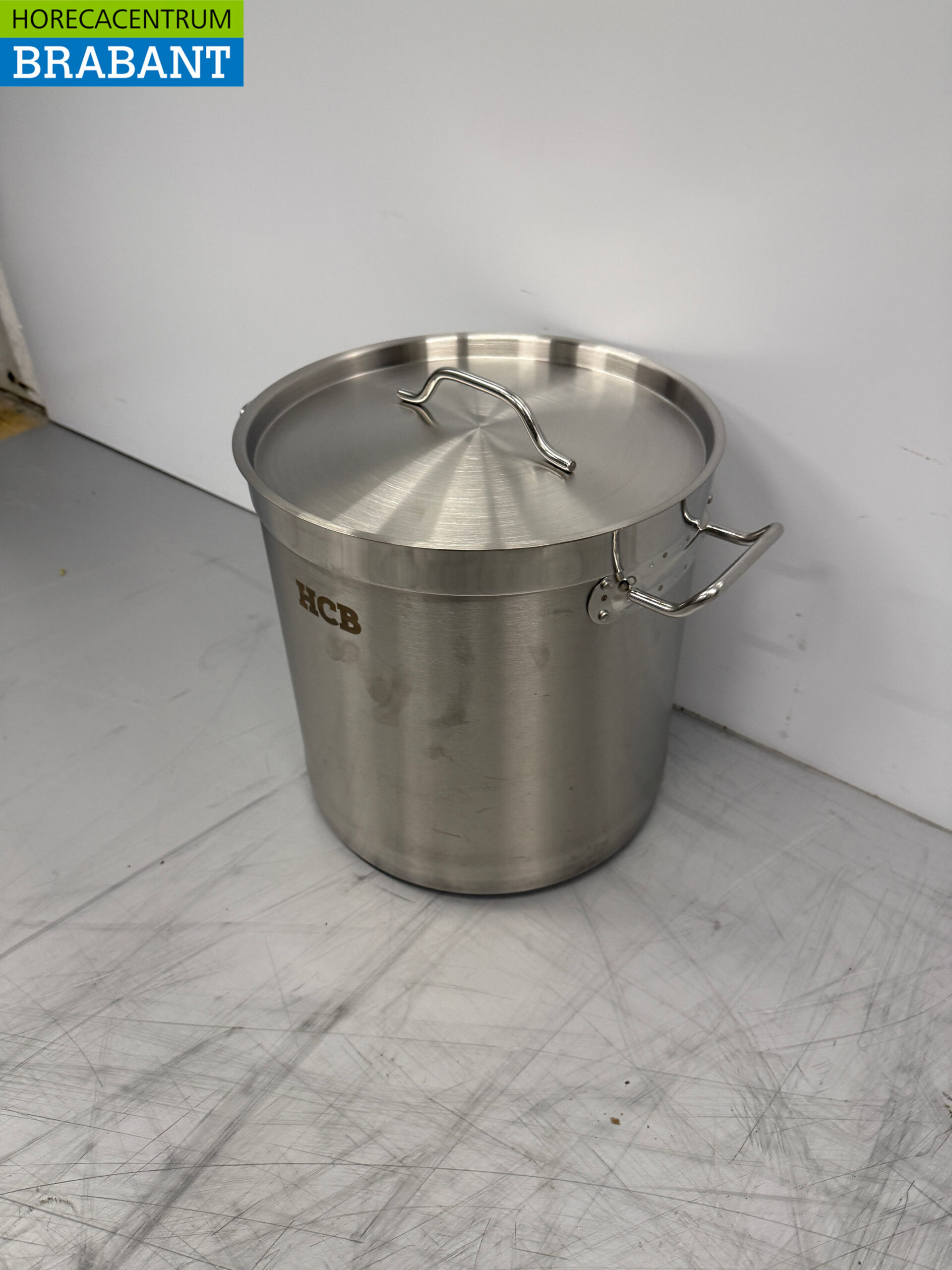 RVS HCB Soeppan Kookpan Pan Inductie 28,5 x 29 cm 17 liter Horeca - Afbeelding 2