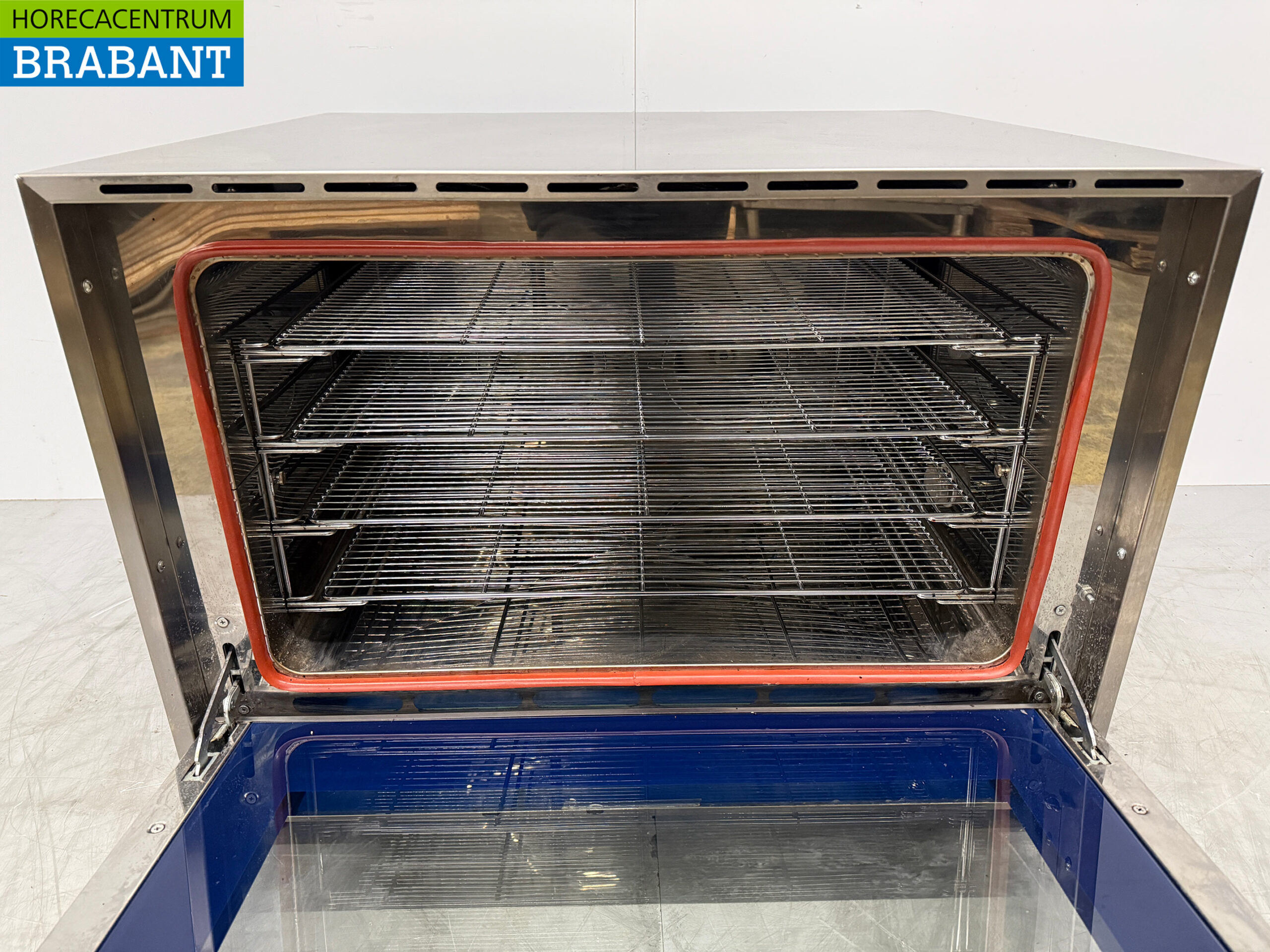 RVS Euromax Heteluchtoven met vochtinjectie 4x 60x40 of 1/1GN 400V Horeca - Afbeelding 4