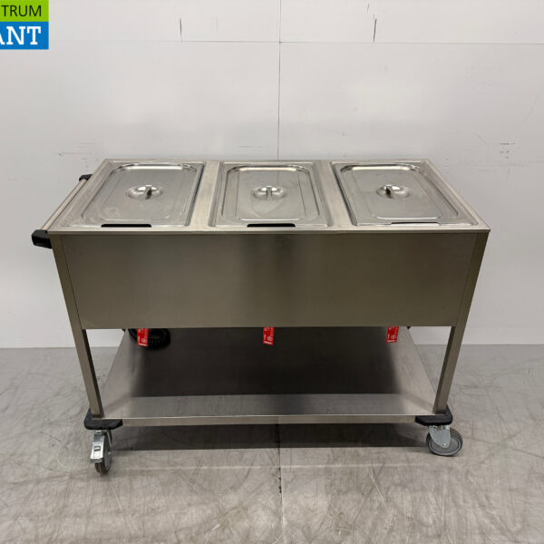 RVS Bartscher Verrijdbare Bain Maire 3 x 1/1 GN 230V Horeca