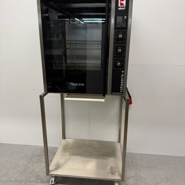 RVS Ubert RT-403 Kippengrill Grill 3 mandjes 400V Horeca