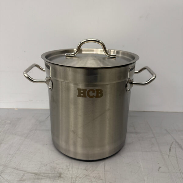 HCB RVS Soeppan Kookpan Pan Inductie 20 x 20 cm 6 liter Horeca