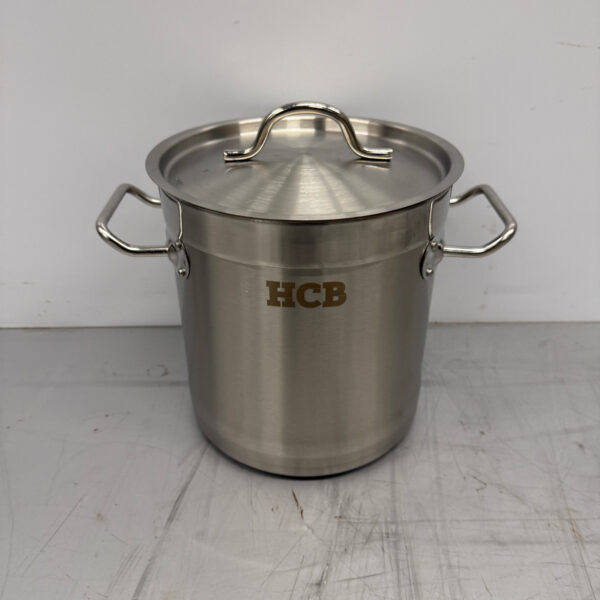 HCB RVS Soeppan Kookpan Pan Inductie 20 x 20 cm 6 liter Horeca