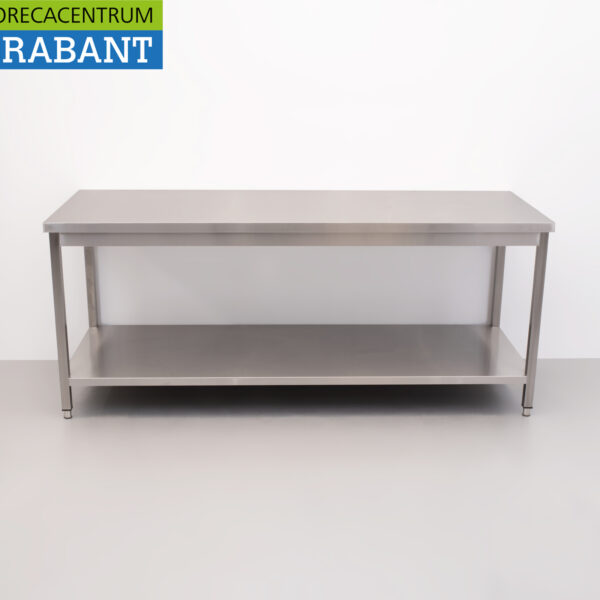 HCB RVS Werktafel Tafel Basic-line 200 x 70 x 85 cm Horeca