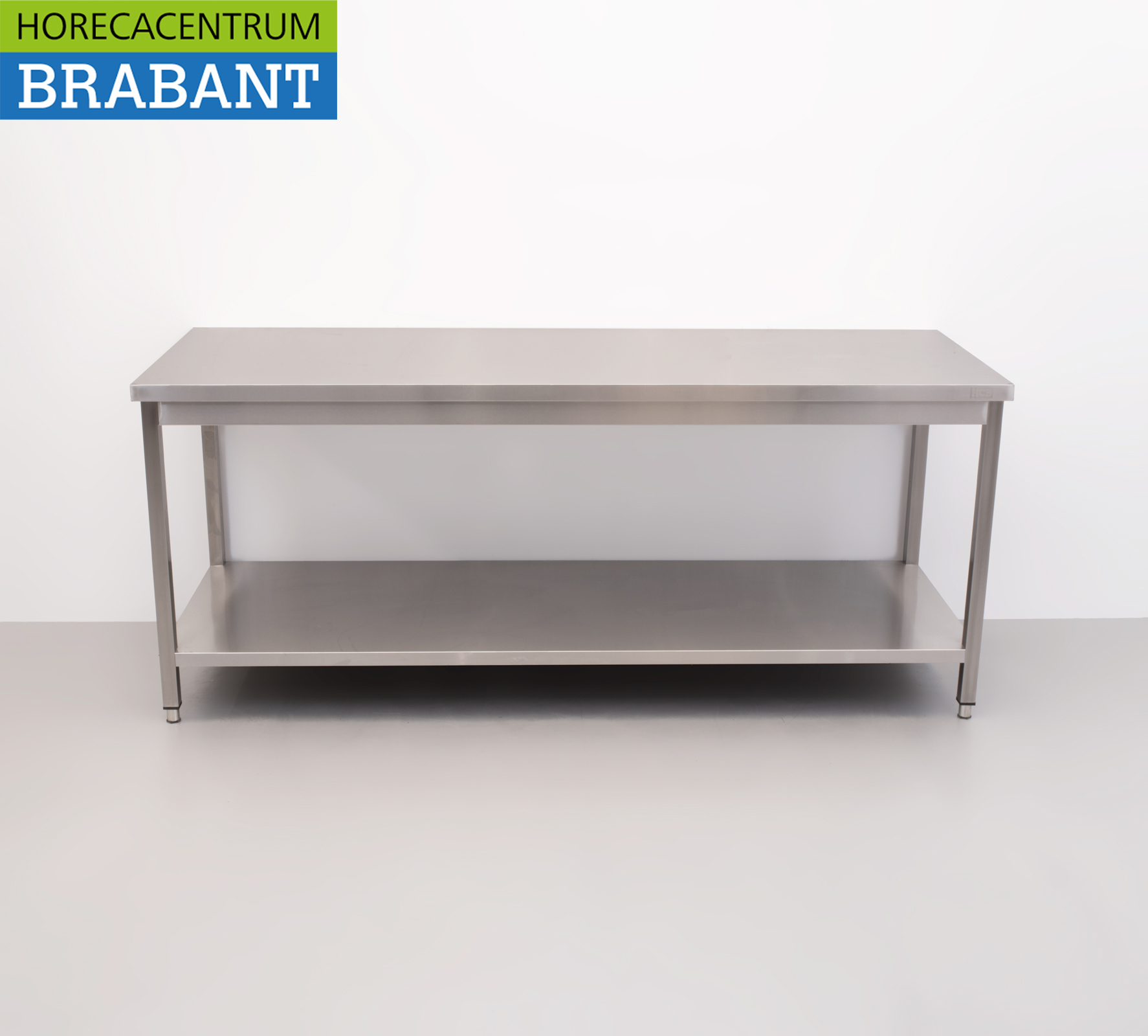 HCB RVS Werktafel Tafel Basic-line 200 x 70 x 85 cm Horeca