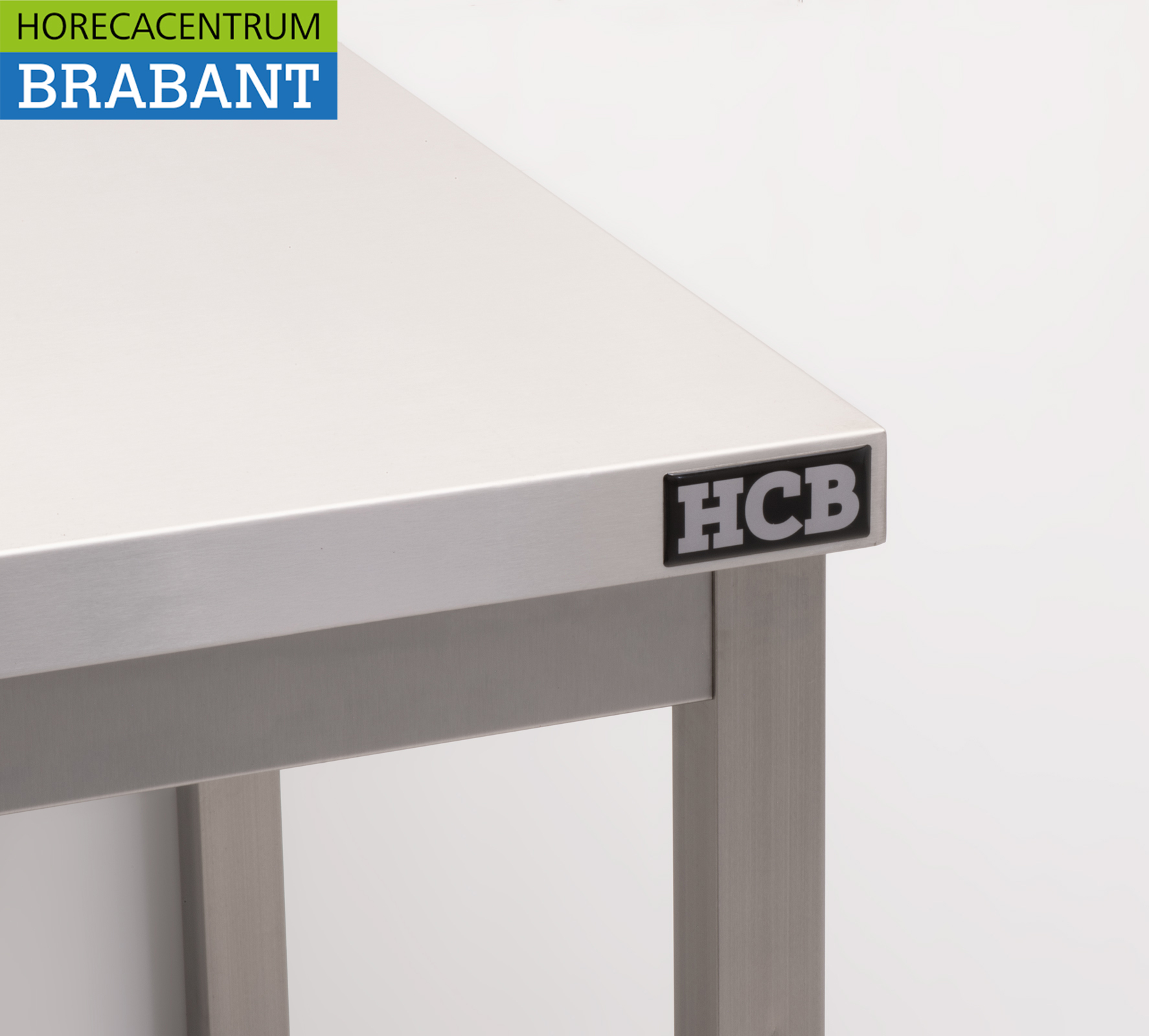 HCB RVS Werktafel Tafel Premium-line 70 x 70 x 85 cm Horeca - Afbeelding 4