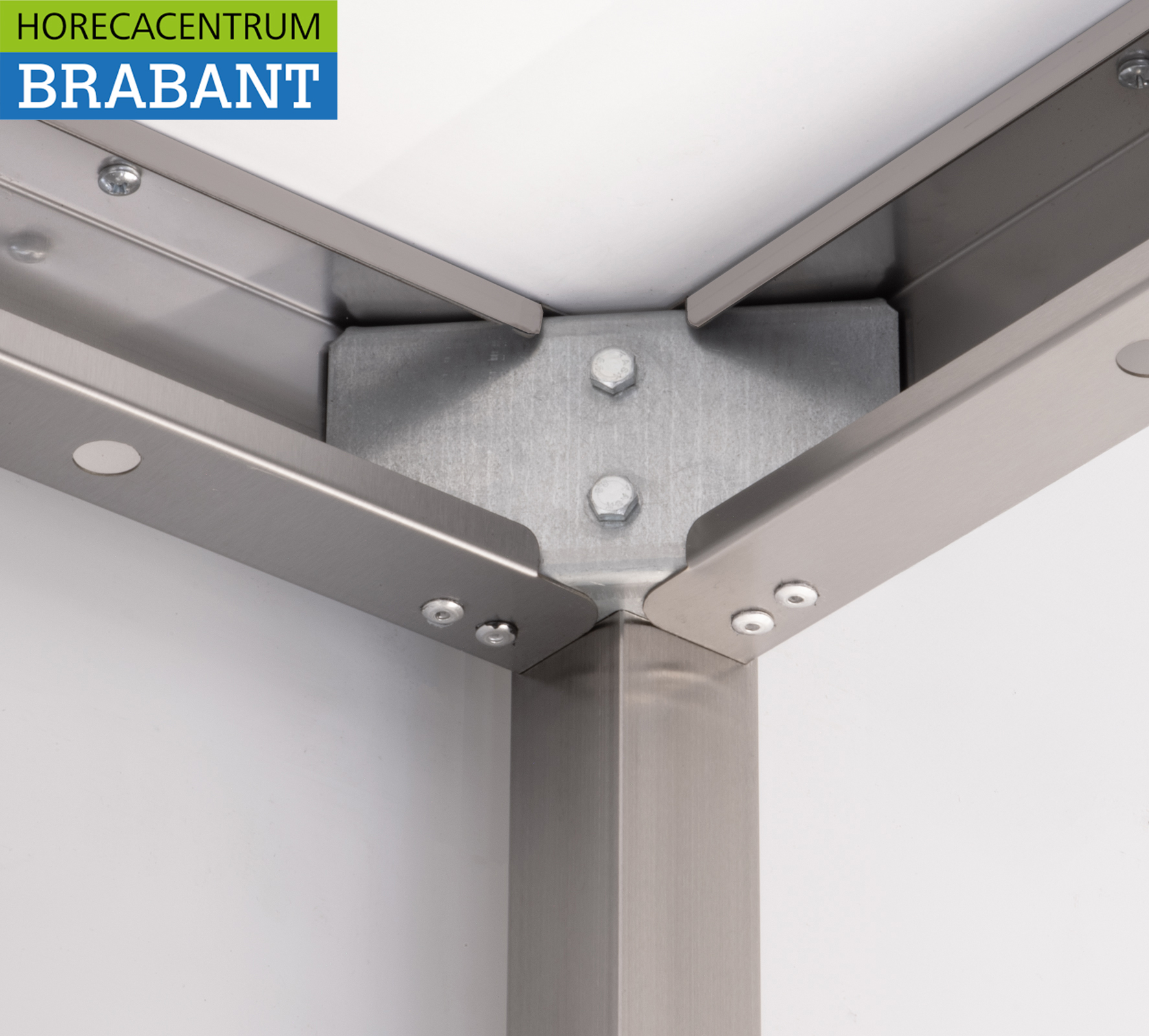 HCB RVS Werktafel Tafel Premium-line 70 x 70 x 85 cm Horeca - Afbeelding 7