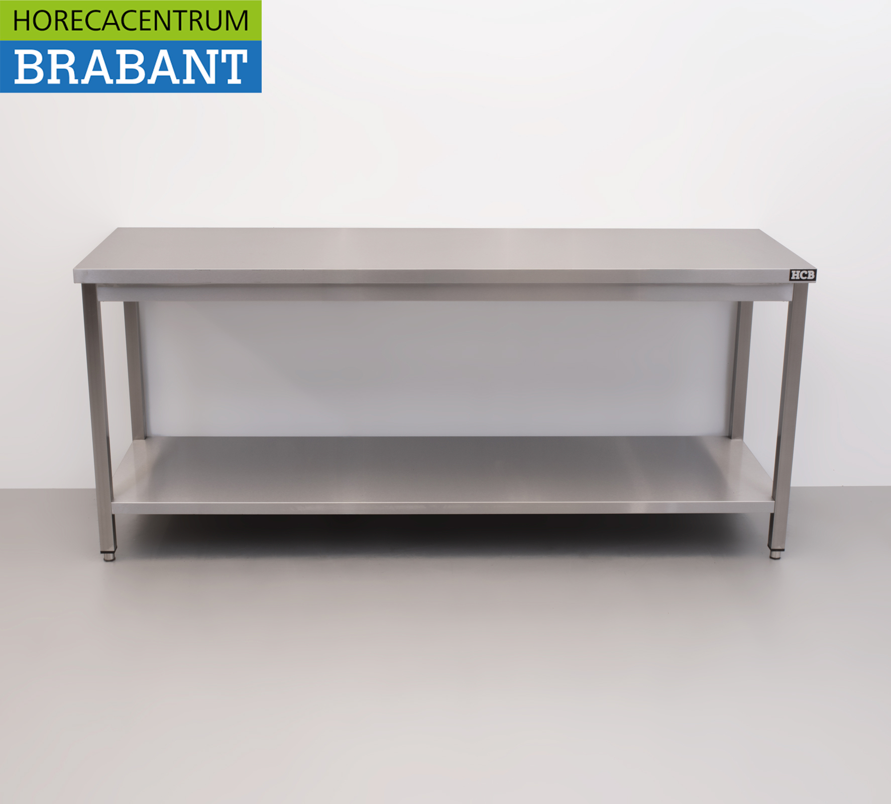 HCB RVS Werktafel Tafel Premium-line 200 x 60 x 85 cm Horeca