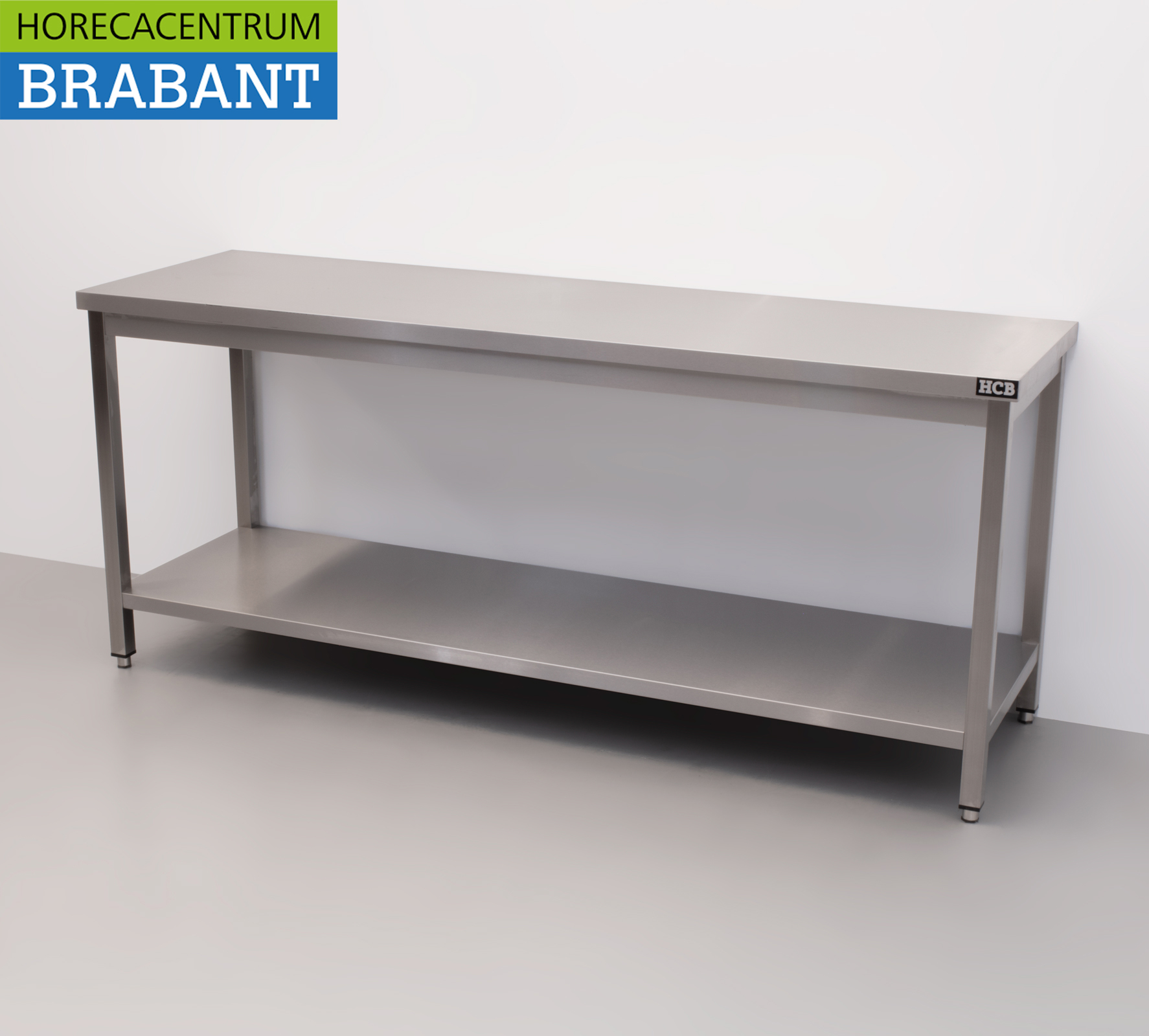 HCB RVS Werktafel Tafel Premium-line 200 x 60 x 85 cm Horeca - Afbeelding 2