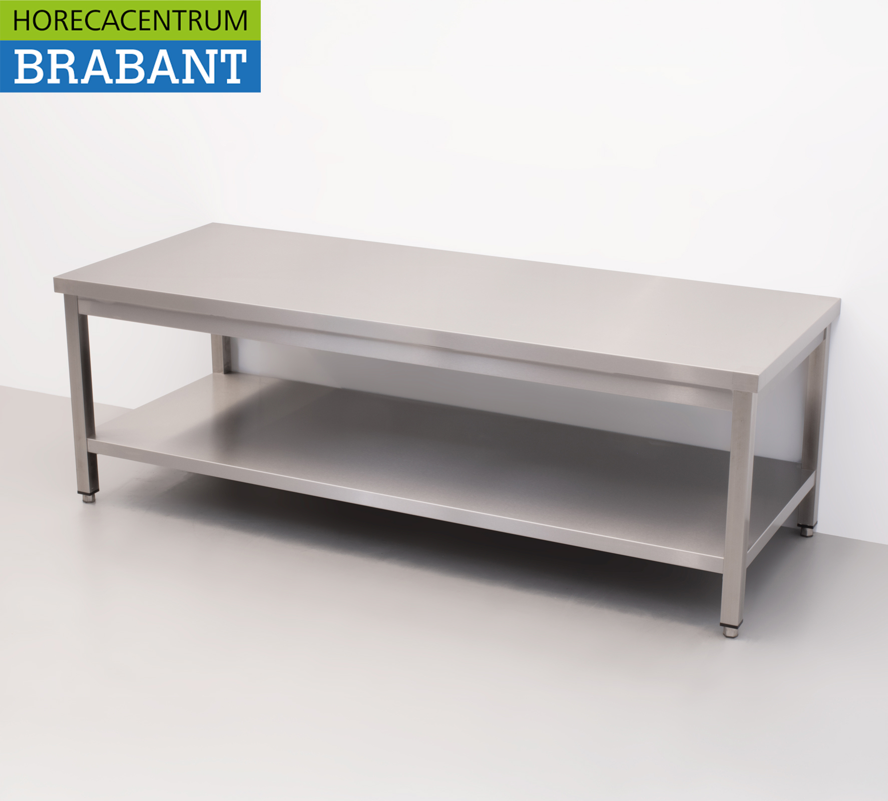 HCB RVS Werktafel Tafel Premium-line 180 x 70 x 60 cm Horeca - Afbeelding 2