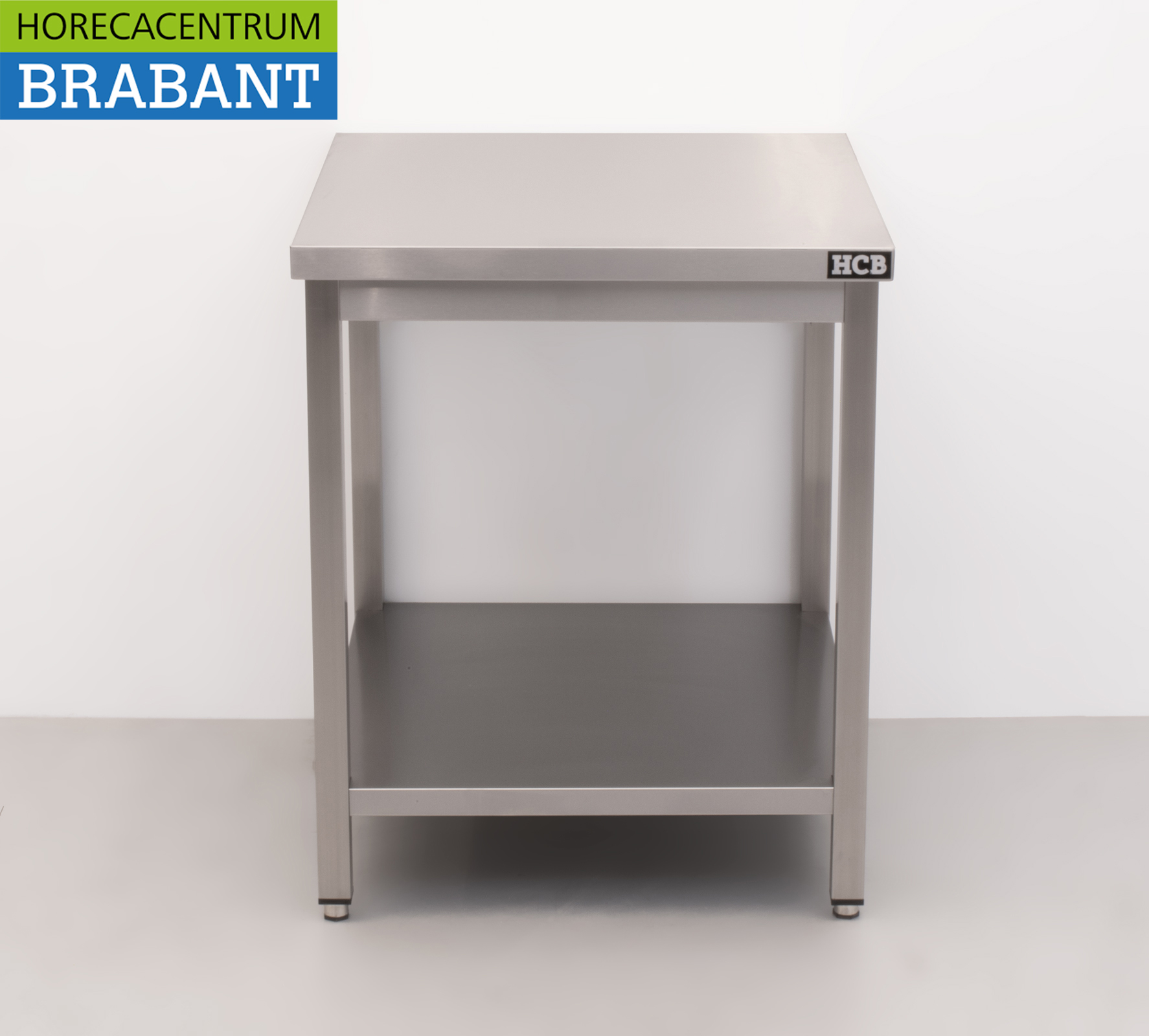 HCB RVS Werktafel Tafel Premium-line 70 x 70 x 85 cm Horeca