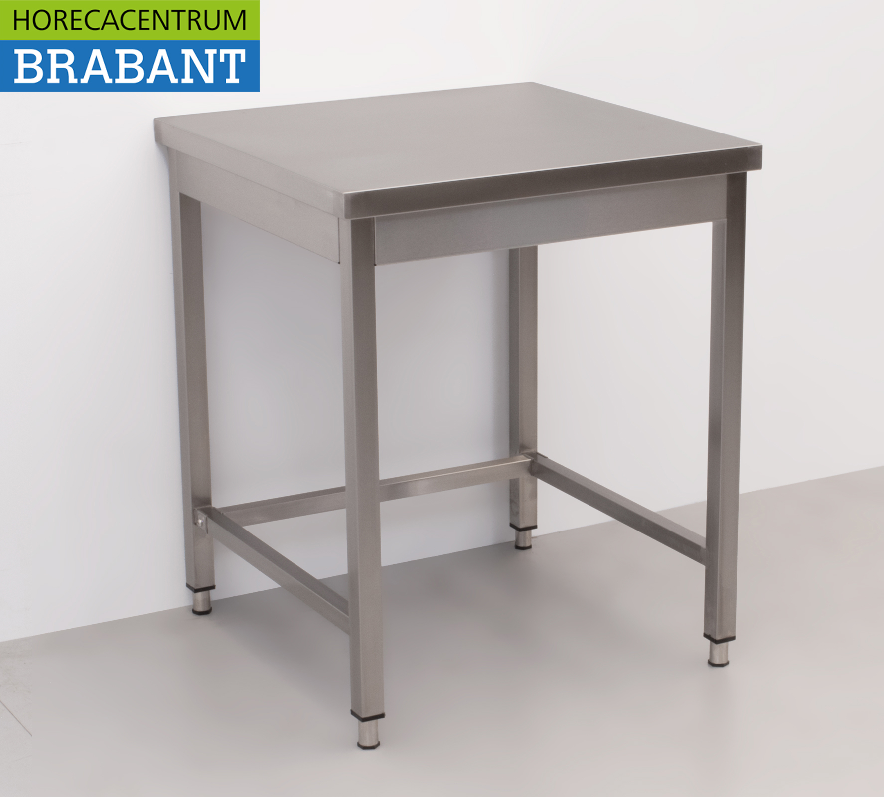 HCB RVS Werktafel Tafel Basic-line 70 x 70 x 85 cm Horeca - Afbeelding 3