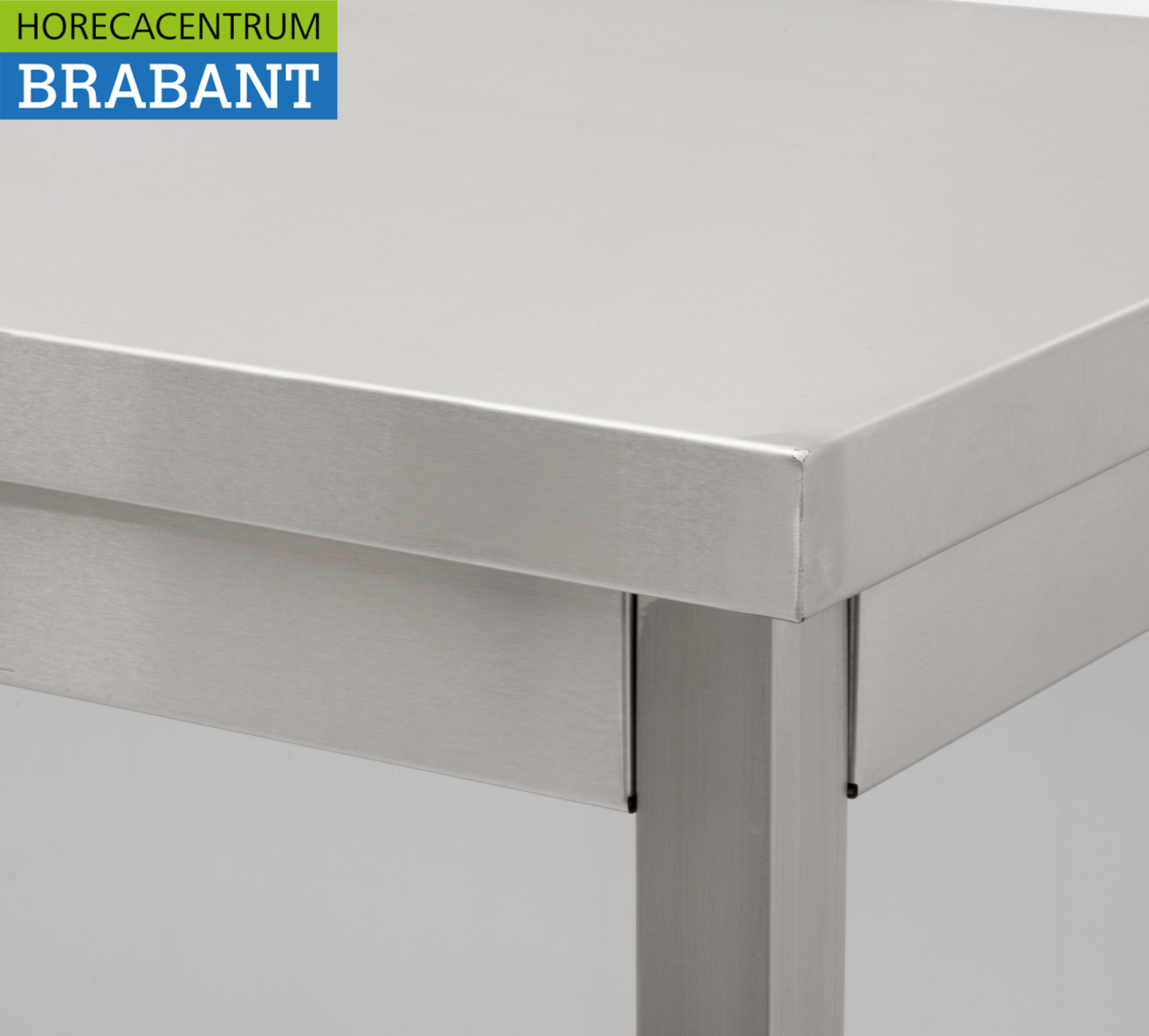 HCB RVS Werktafel Tafel Basic-line 70 x 70 x 85 cm Horeca - Afbeelding 7