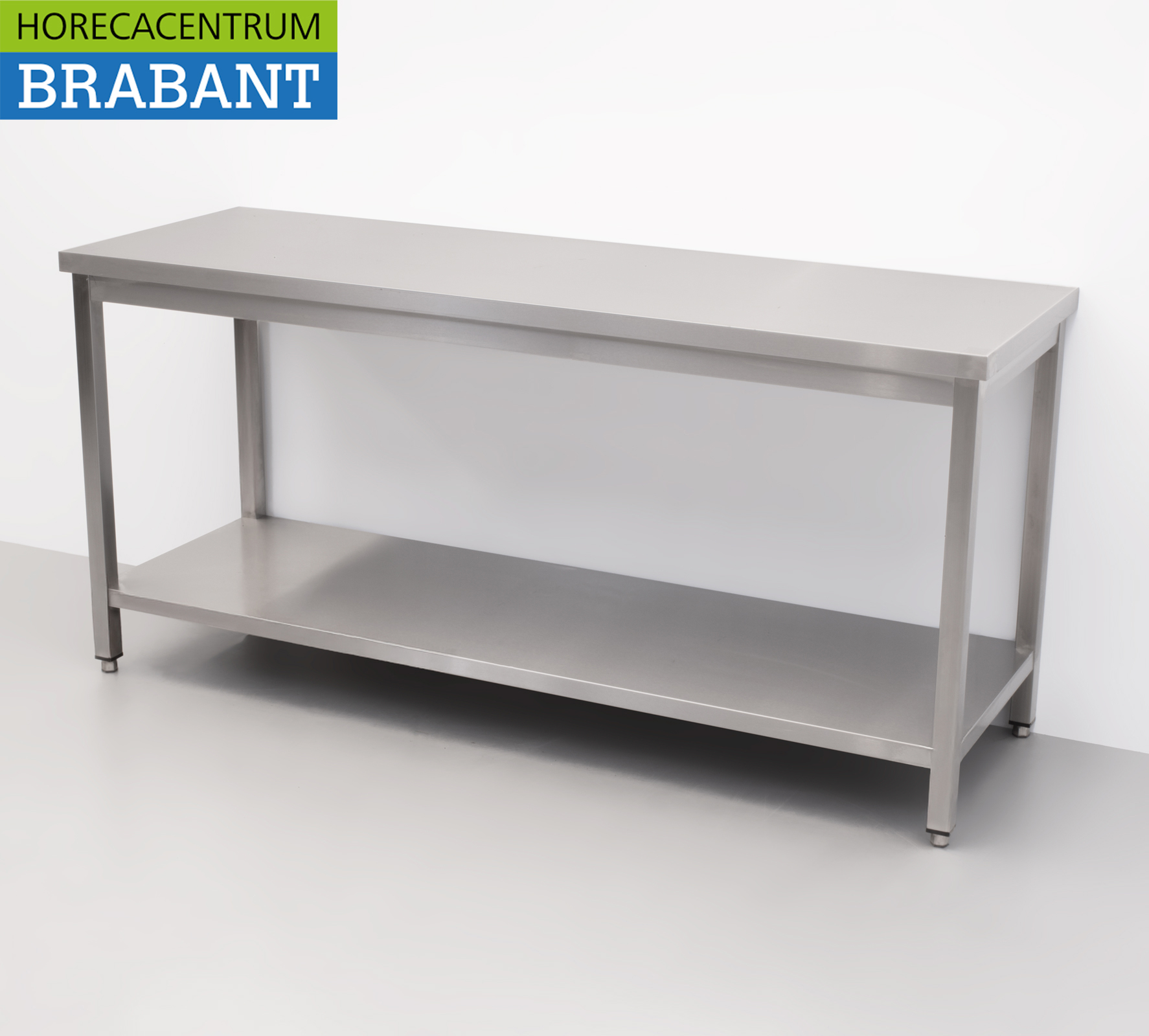 HCB RVS Werktafel Tafel Premium-line 180 x 60 x 85 cm Horeca - Afbeelding 2