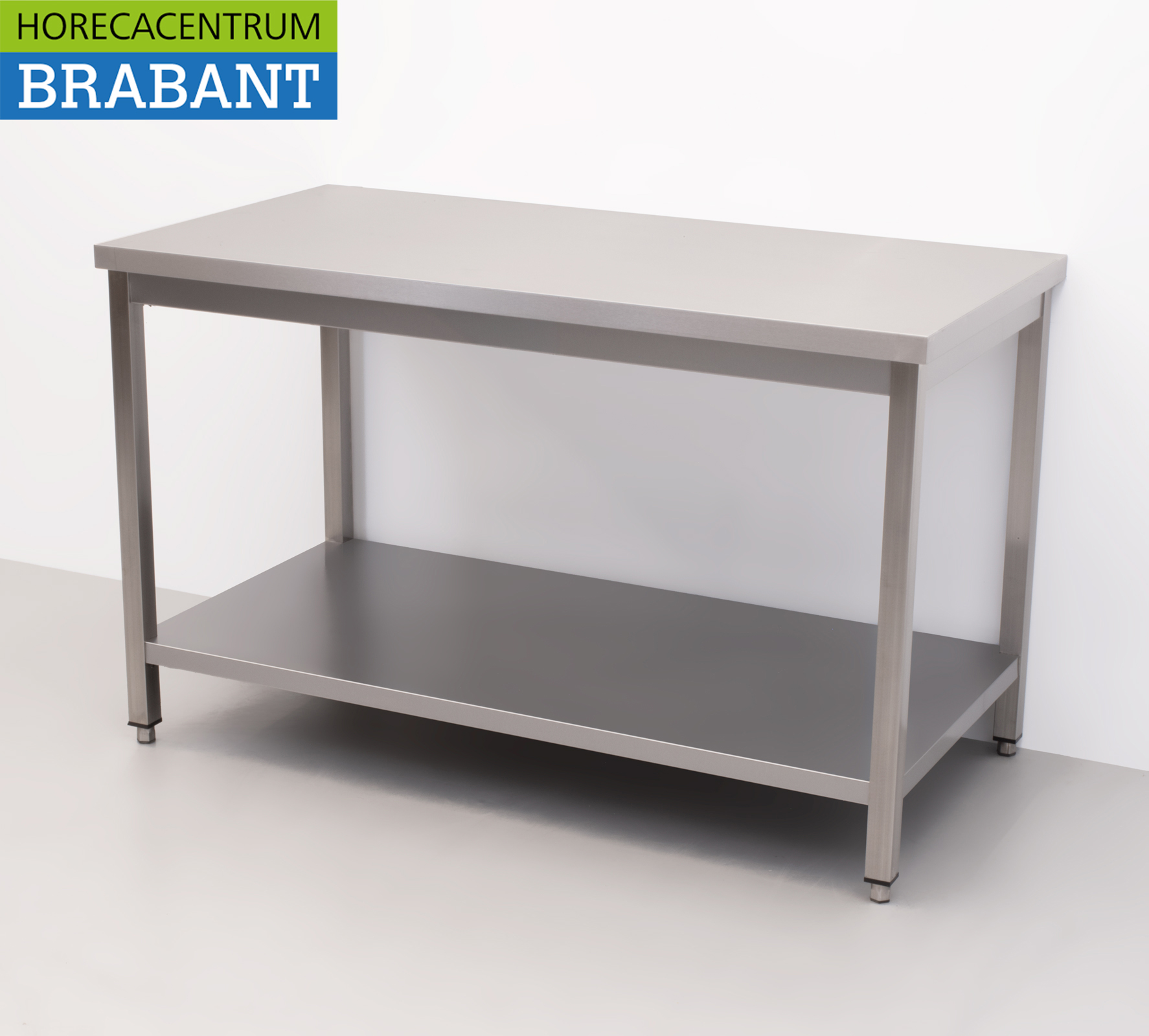 HCB RVS Werktafel Tafel Premium-line 140 x 70 x 85 cm Horeca - Afbeelding 2