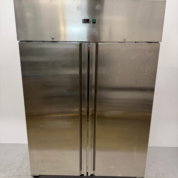 RVS Gastro-Inox Verrijdbare Dubbeldeurs Vriezer 1200 liter 230V Horeca