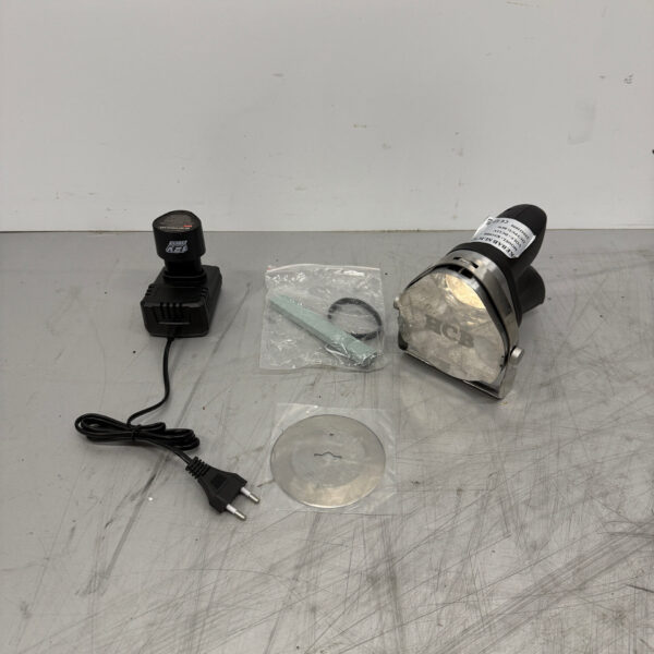 RVS Draadloos Donermes Kebabsnijder Cap. 60 kg/dag 1 Accu Horeca