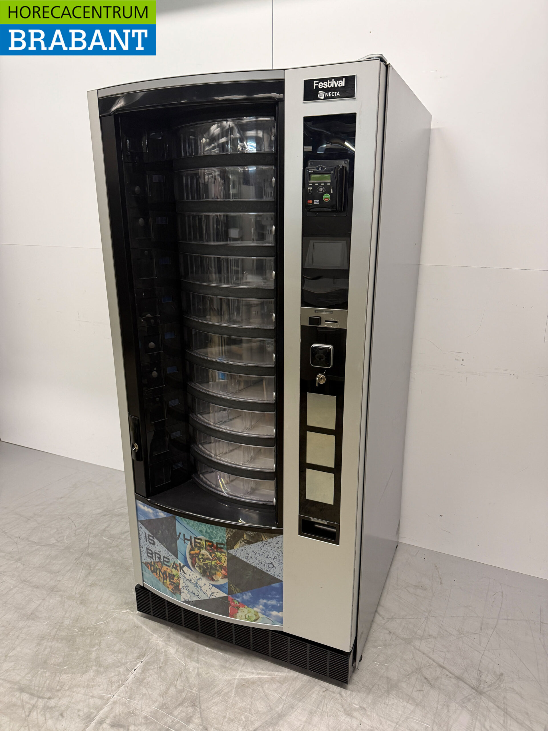 Necta Festival Versautomaat Boerderij Eier automaat PIN Gekoeld 230V Winkel - Afbeelding 2
