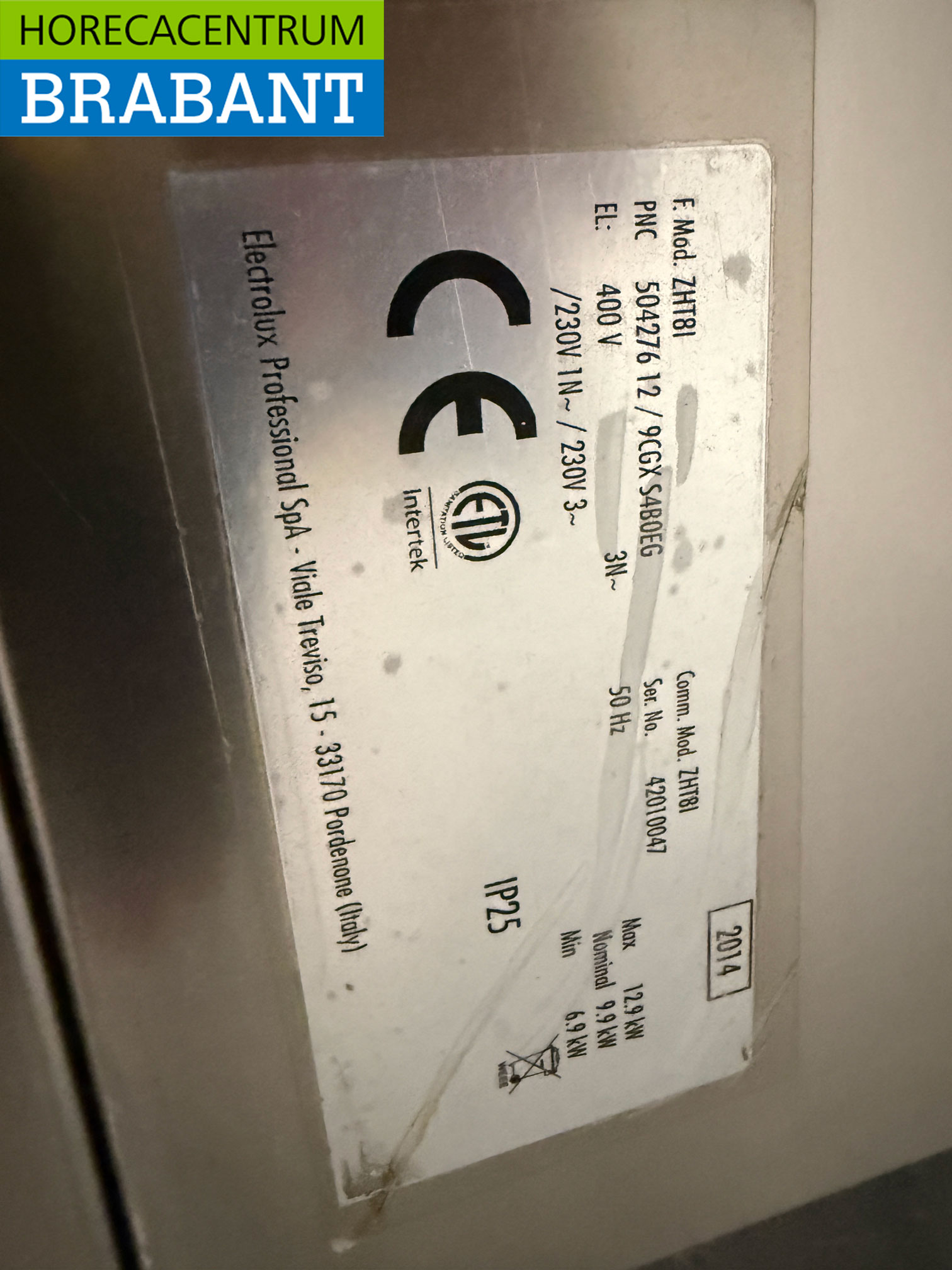 RVS Zanussi HHT8 Doorschuifvaatwasser 400V Horeca (kopie) - Afbeelding 6