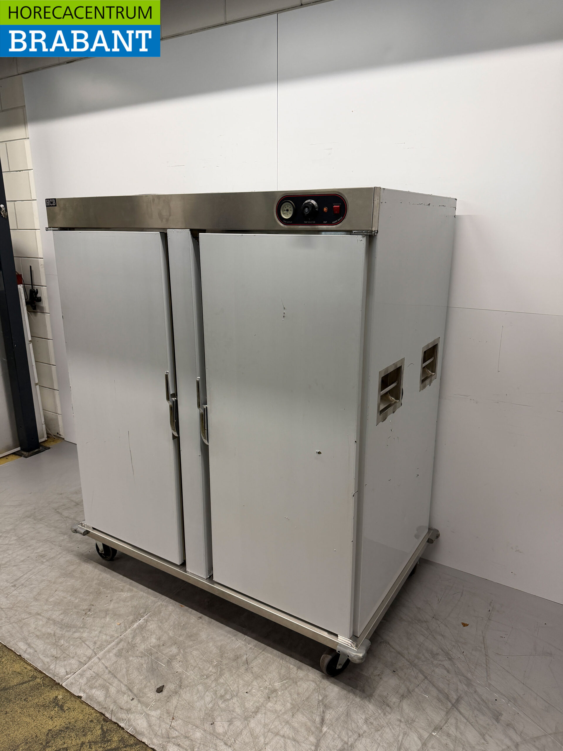 RVS Banketwagen Warmhoudkast Warmtekast 2 deuren 22 x 2/1 GN 230V Horeca - Afbeelding 2