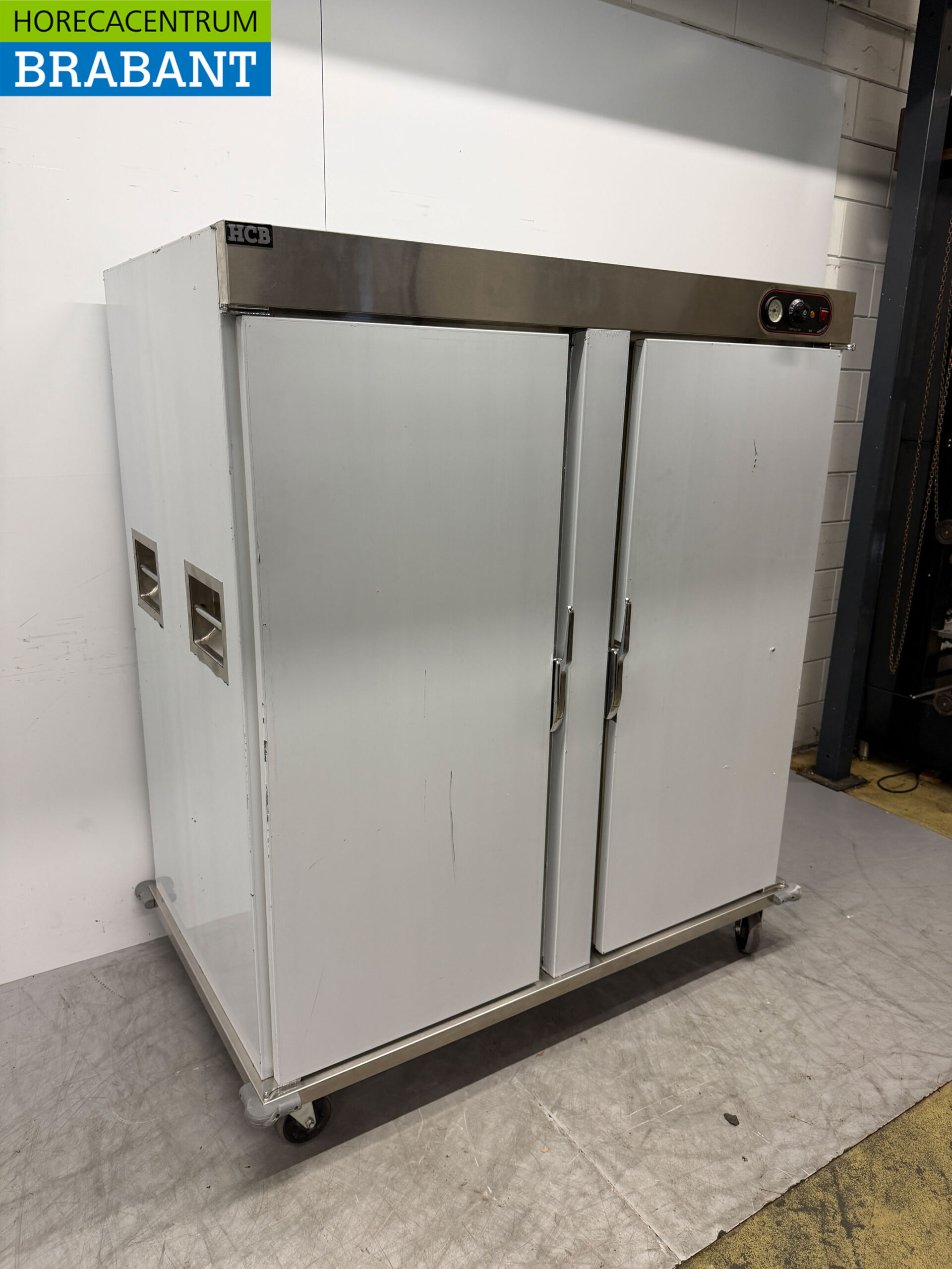 RVS Banketwagen Warmhoudkast Warmtekast 2 deuren 22 x 2/1 GN 230V Horeca - Afbeelding 3