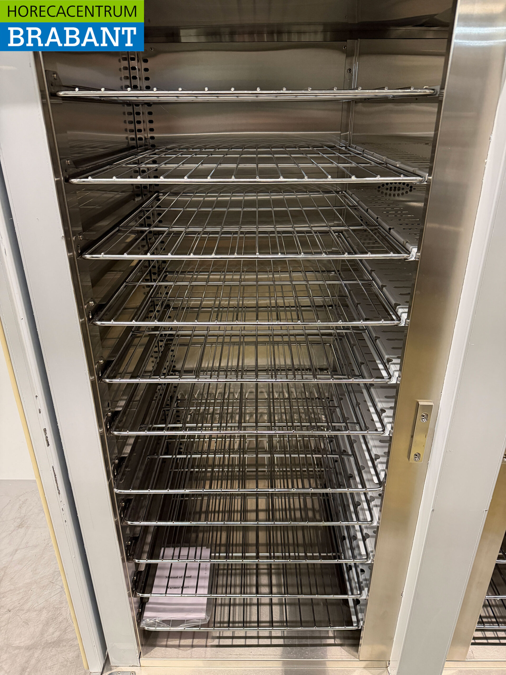 RVS Banketwagen Warmhoudkast Warmtekast 2 deuren 22 x 2/1 GN 230V Horeca - Afbeelding 5