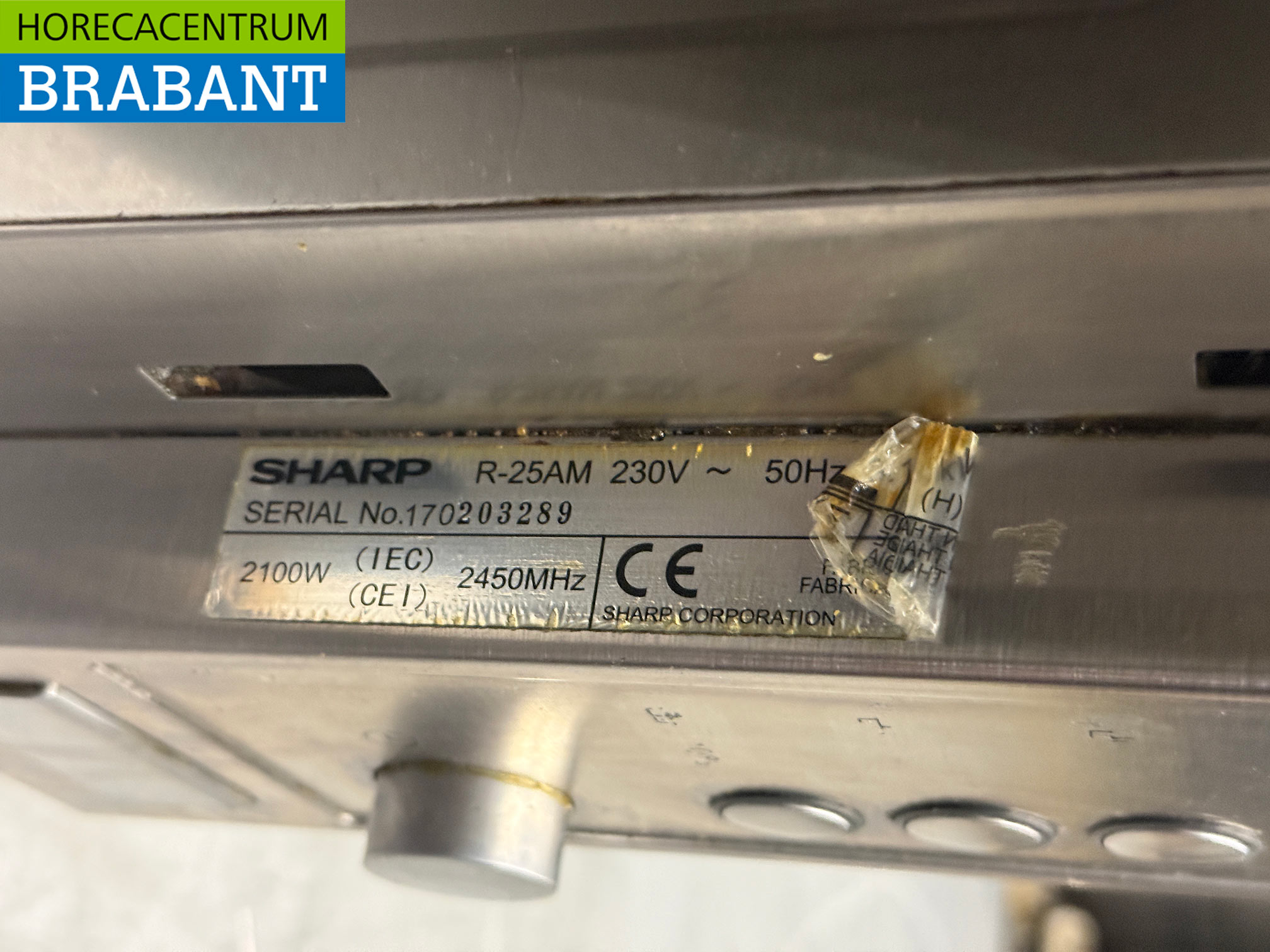 RVS Magnetron Sharp R-25AM 2100 watt 230V Horeca - Afbeelding 5