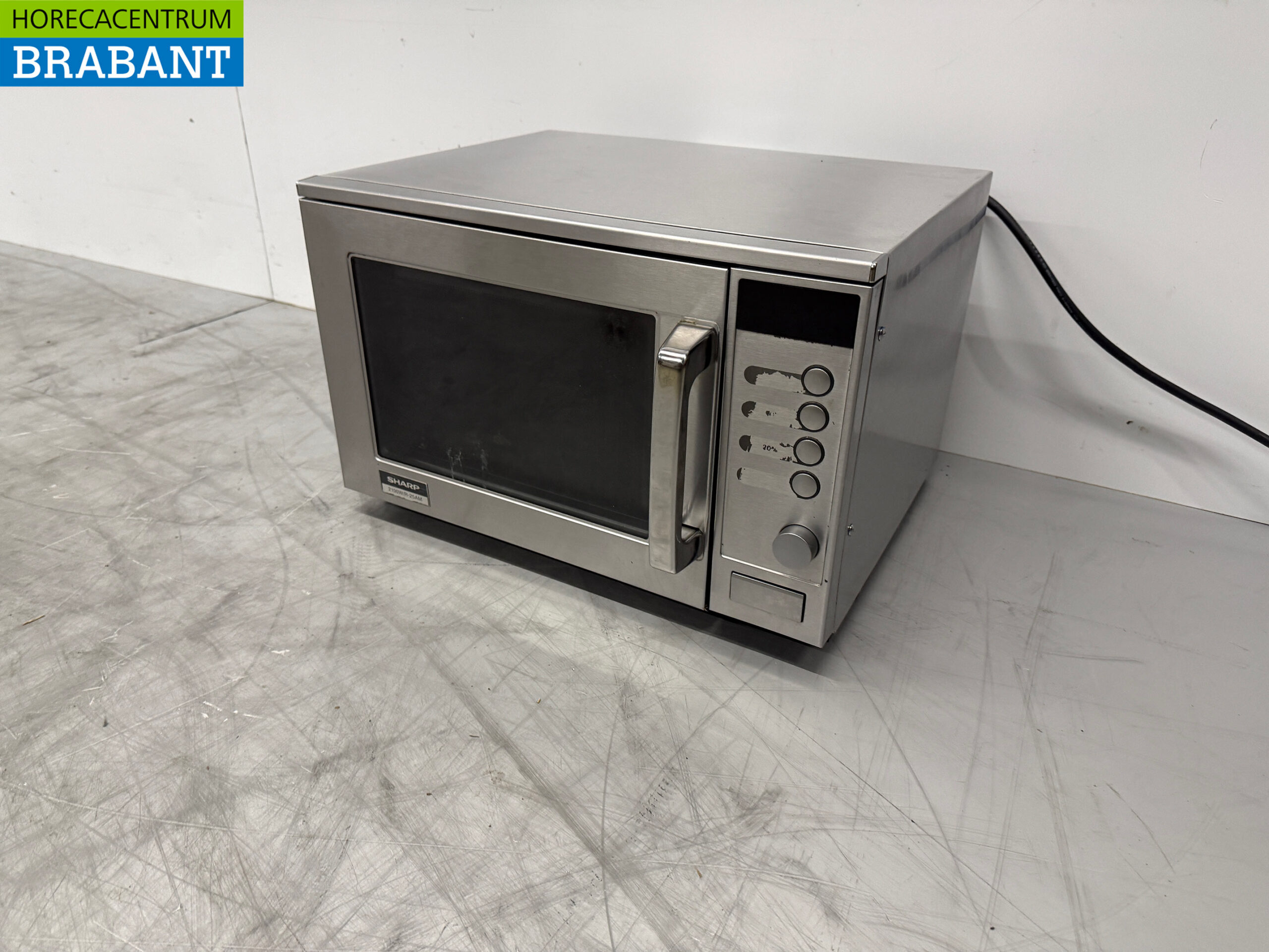 RVS Magnetron Sharp R-25AM 2100 watt 230V Horeca - Afbeelding 2