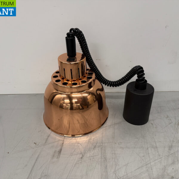 Scholl Koperen Warmtelamp Warmhoudlamp rond Brons 225 mm 250 watt 230V Horeca