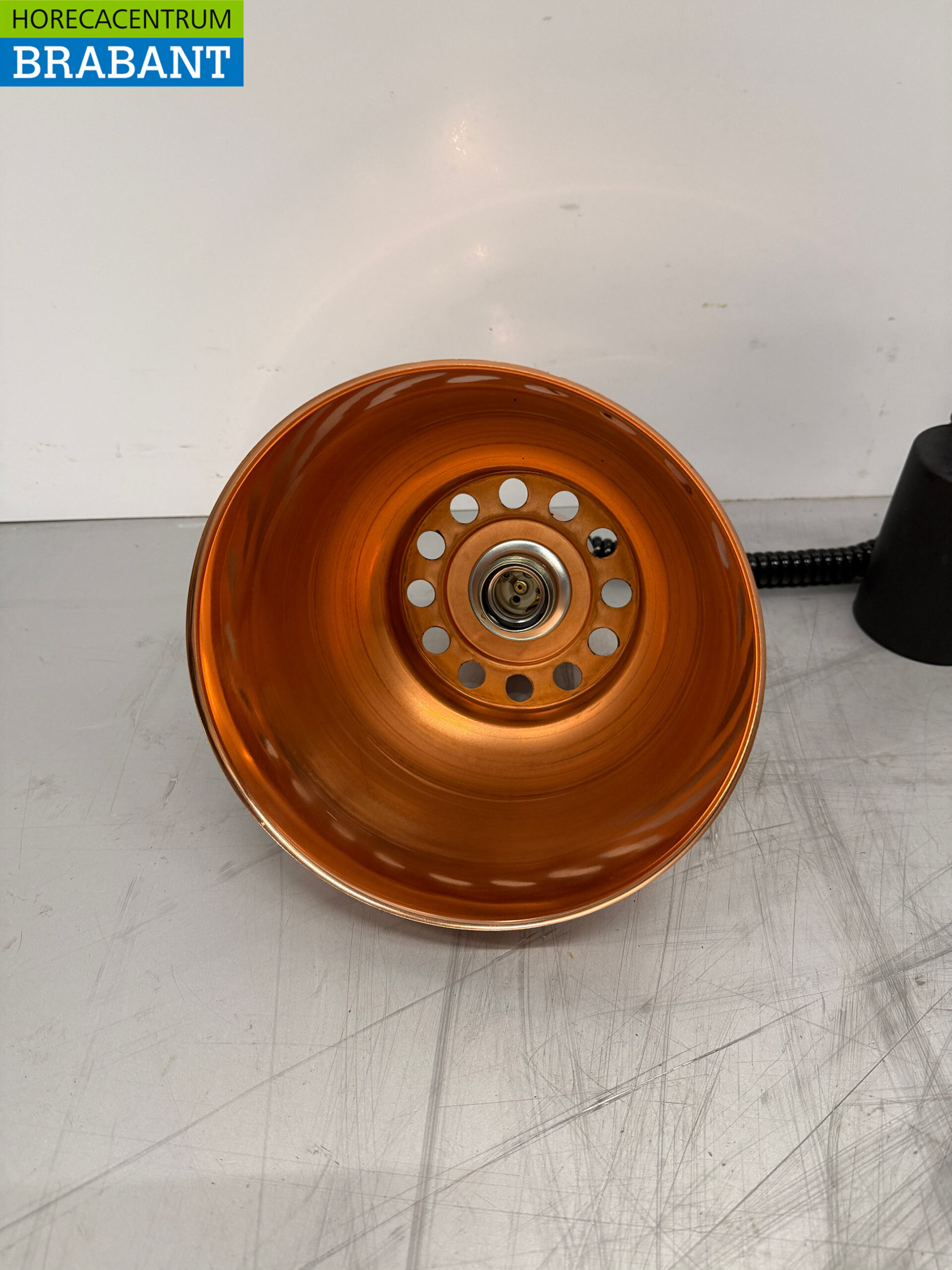 Scholl Koperen Warmtelamp Warmhoudlamp rond Brons 225 mm 250 watt 230V Horeca - Afbeelding 4