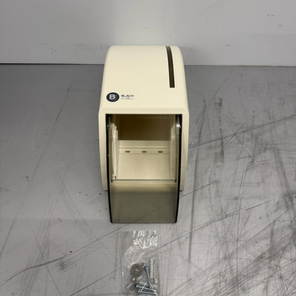 Black Satino ST10 Witte Toiletrol Dispenser Horeca