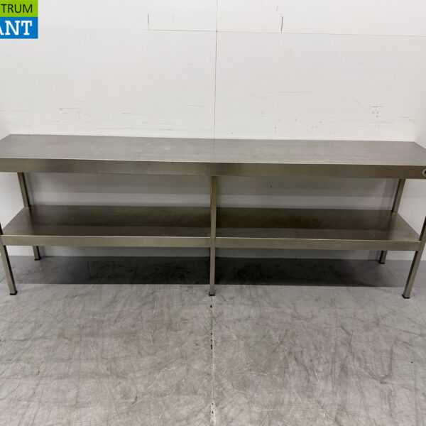 RVS Dubbele Etage Brug 220 x 40 cm Horeca