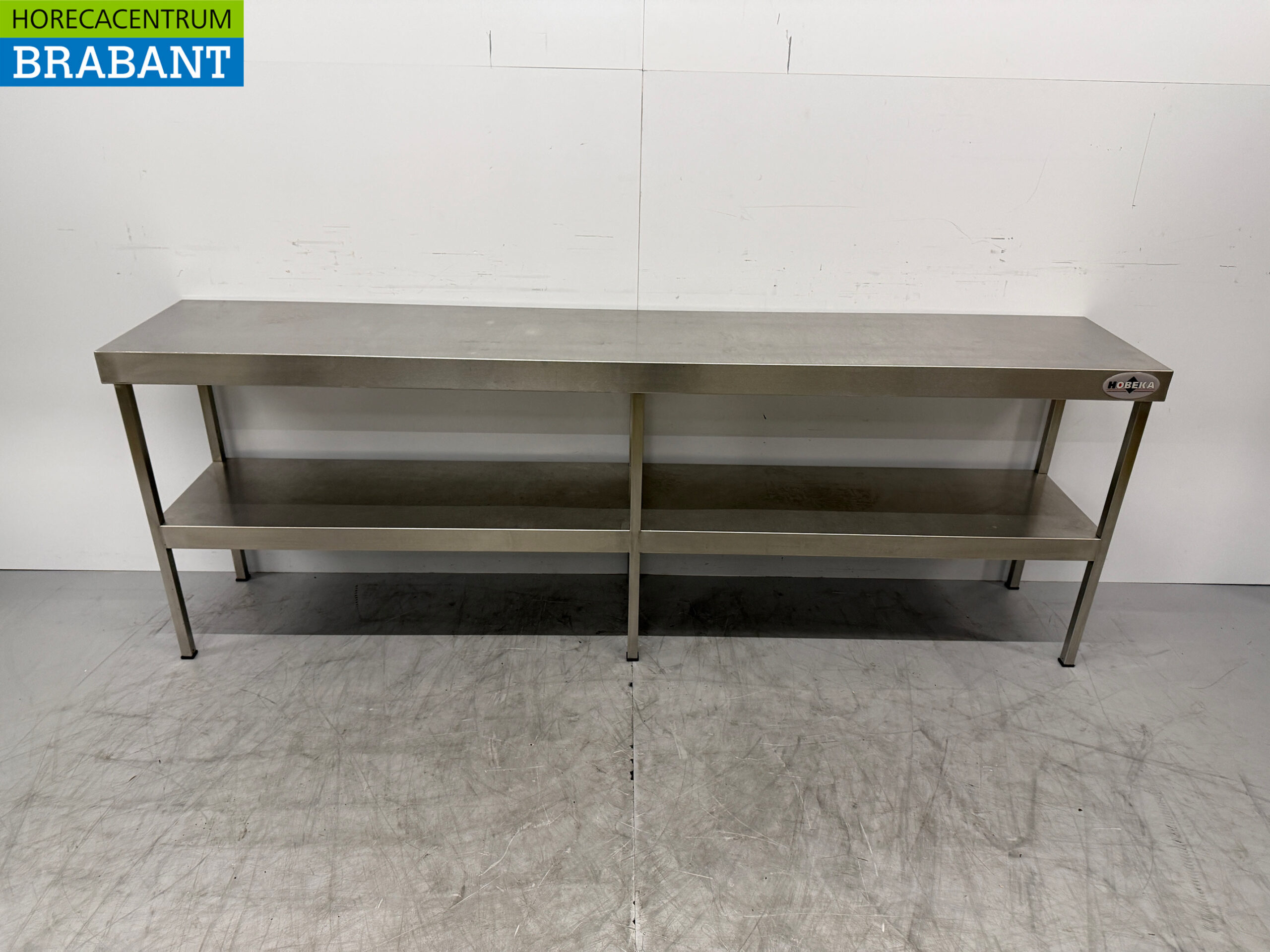 RVS Dubbele Etage Brug 220 x 40 cm Horeca