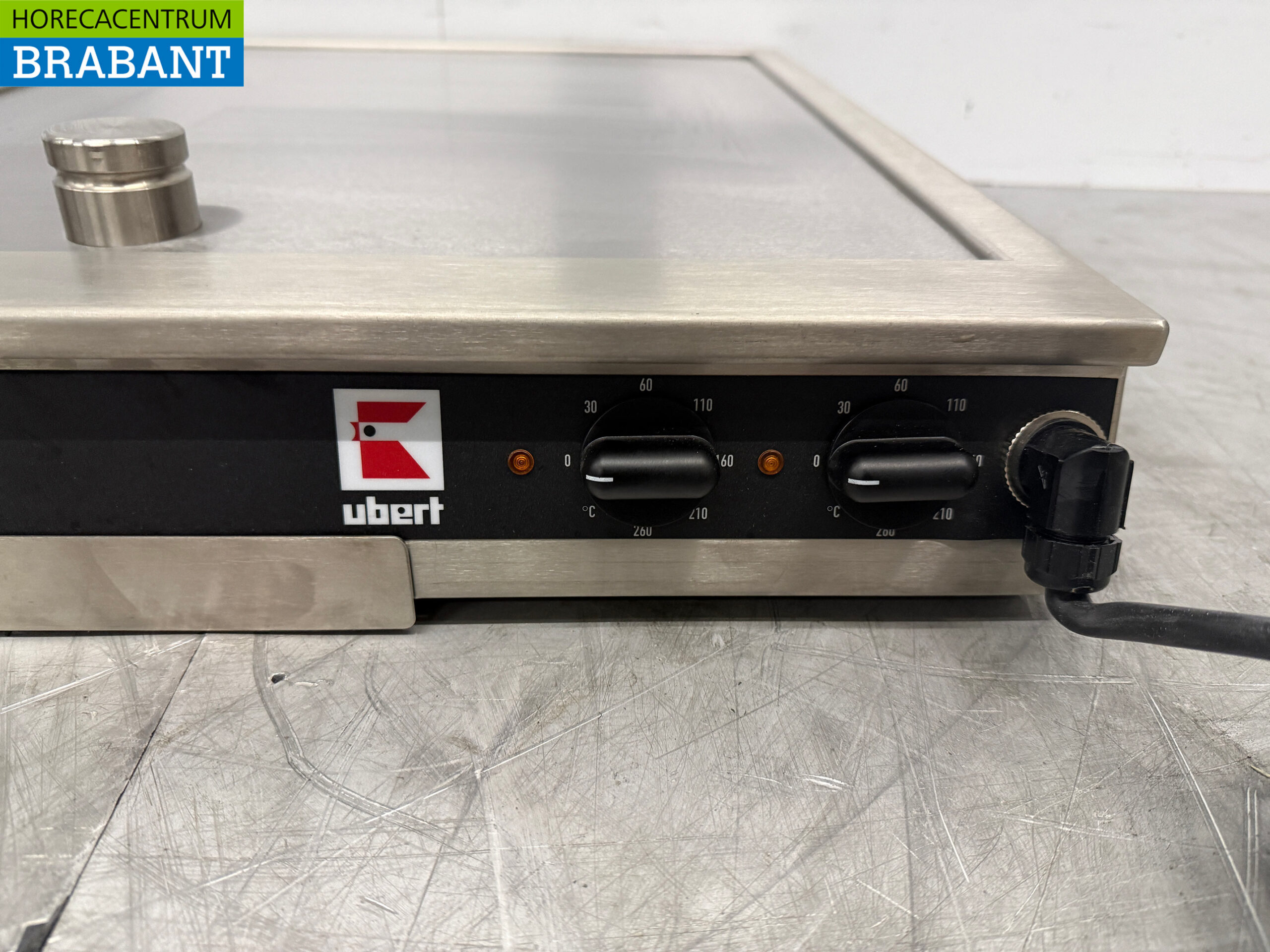 RVS Ubert AGB500 Bakplaat 50 cm 400V Horeca - Afbeelding 4