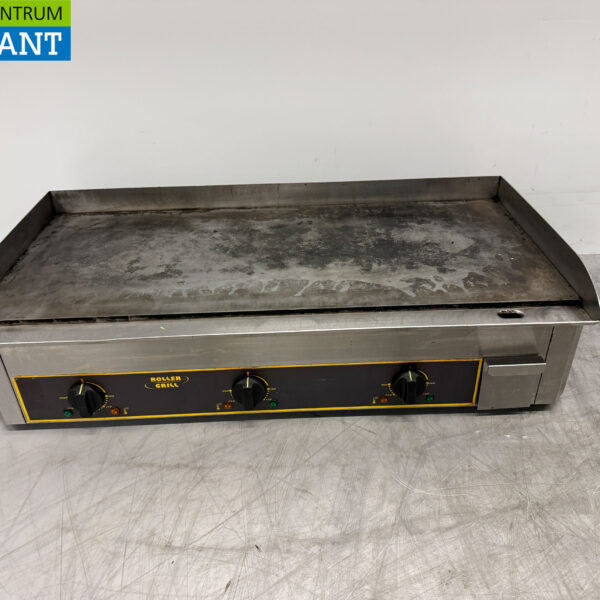 RVS Roller Grill Bakplaat Grillplaat 90 cm 400V Horeca