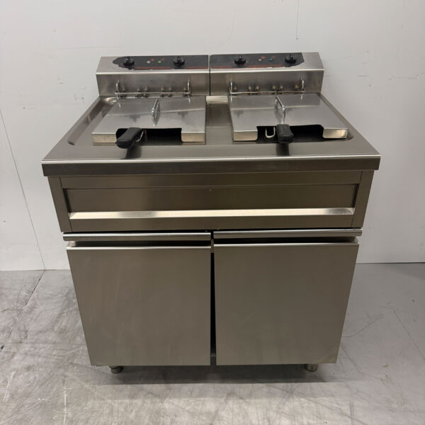 Profinox RVS Dubbele Friteuse 2 x 12 liter 400V Horeca