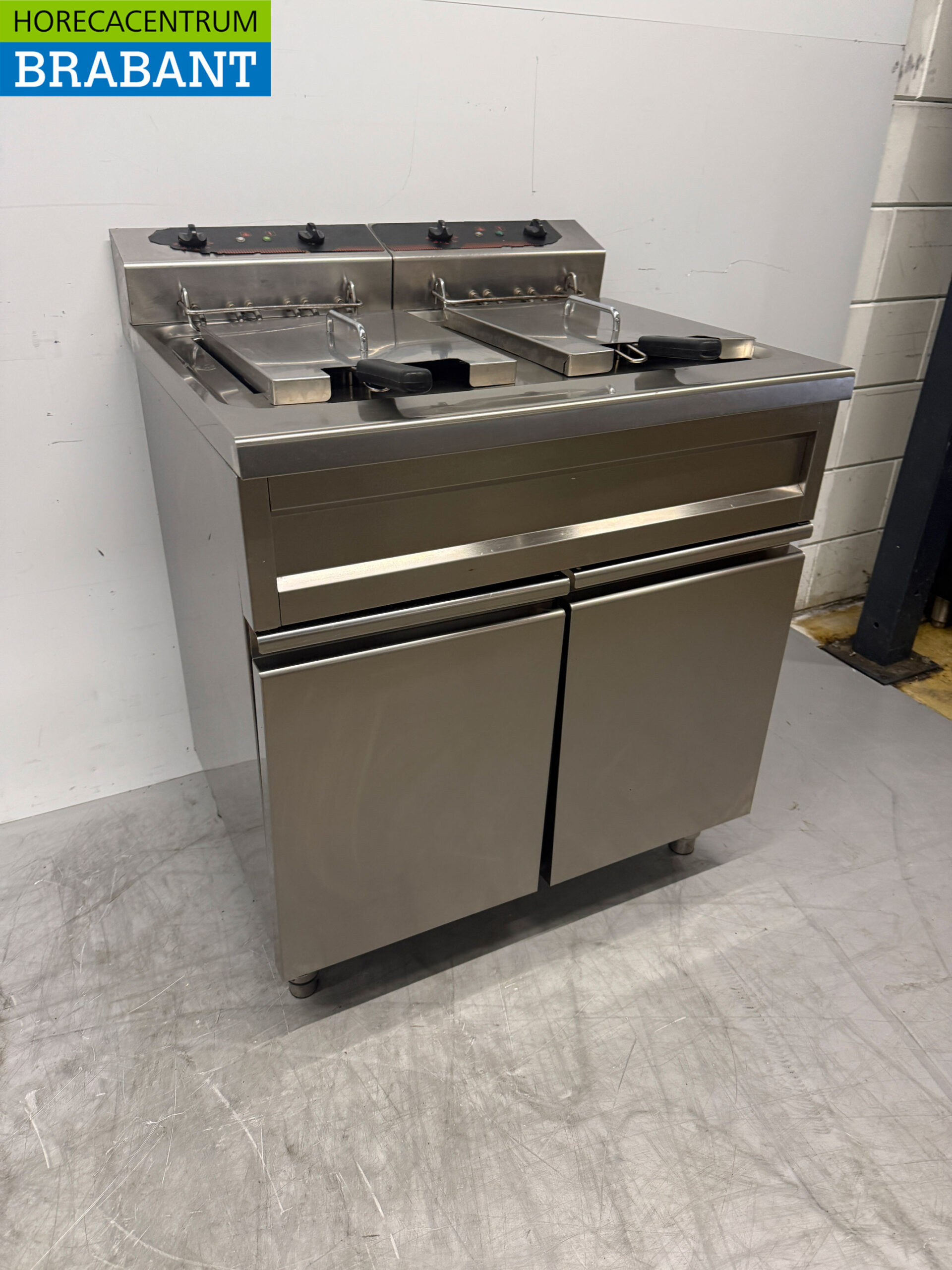 Profinox RVS Dubbele Friteuse 2 x 12 liter 400V Horeca - Afbeelding 3